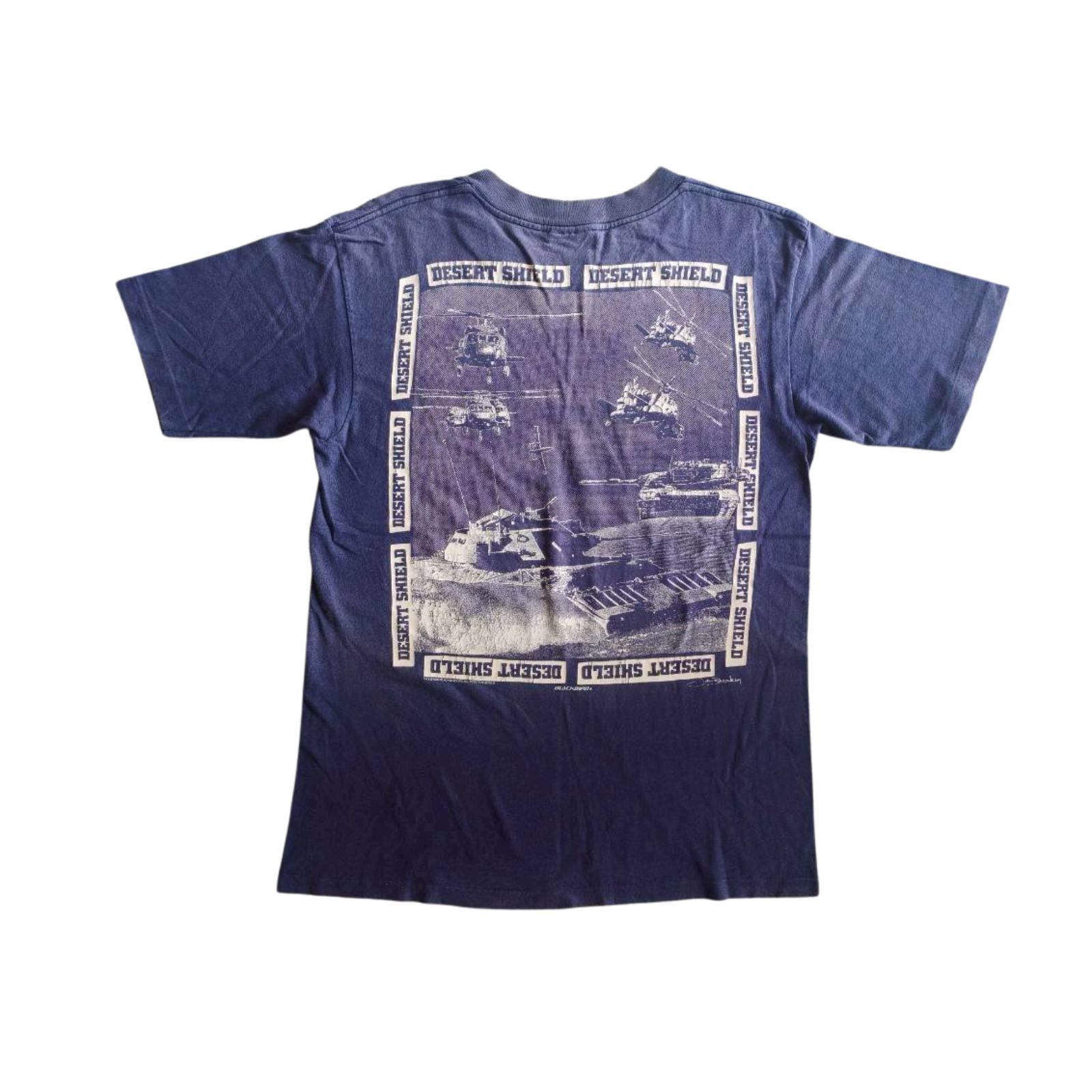 Other 1990 Blackbird Operation Desert Shield T-shirt Navy M 19/27 Size US M / EU 48-50 / 2 - 1 Thumbnail