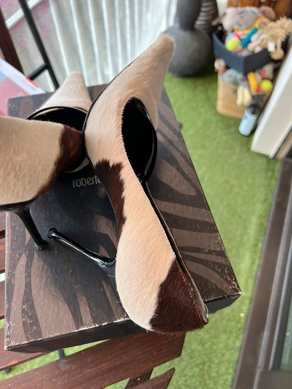 Roberto Cavalli Roberto Cavalli Heels Shoes Leather Printed Vintage Size US 6.5 / IT 36.5 - 3 Thumbnail