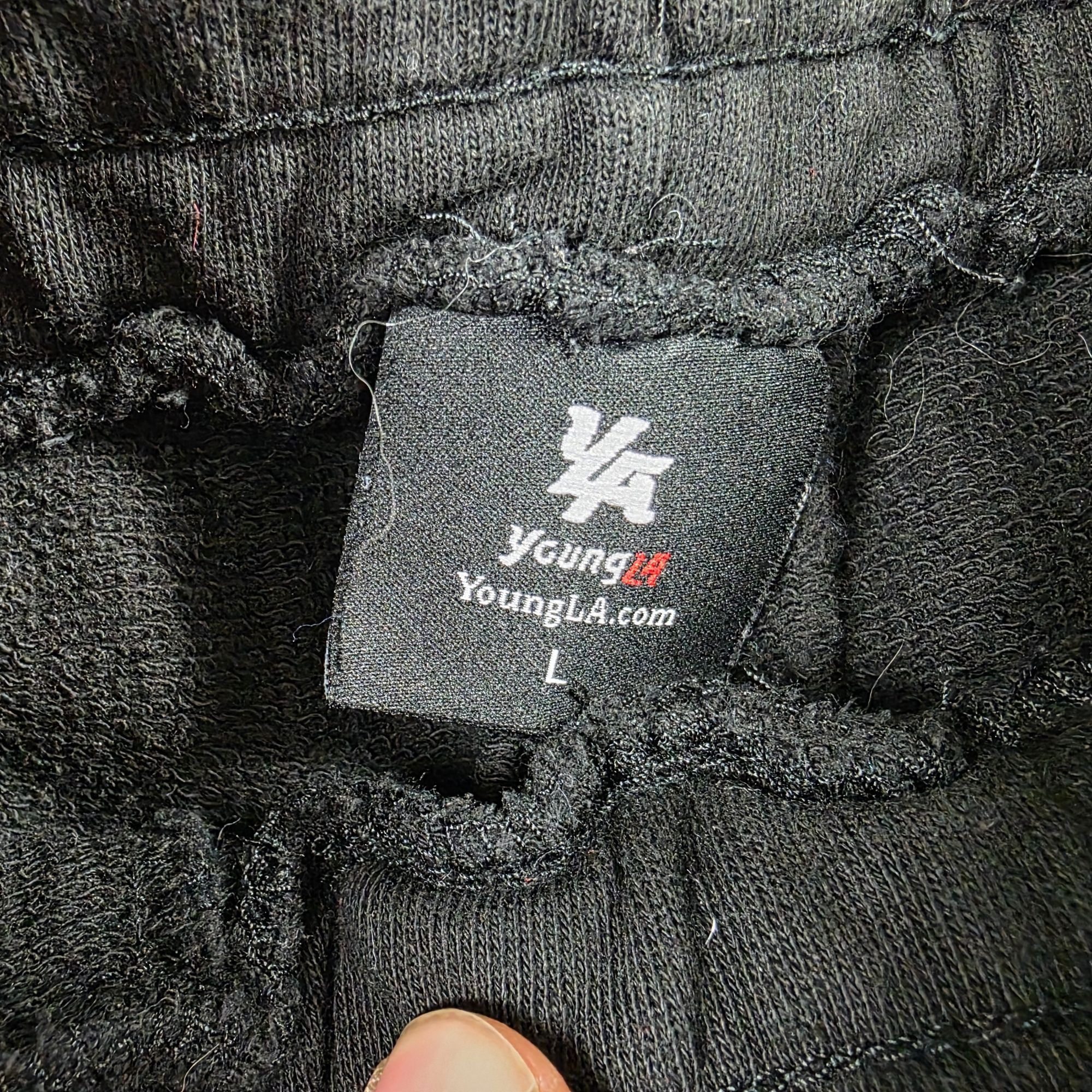 YoungLA YoungLA Womens Large Black Athletic Shorts Comfort Fit Casua Size 28" / US 6 / IT 42 - 4 Thumbnail