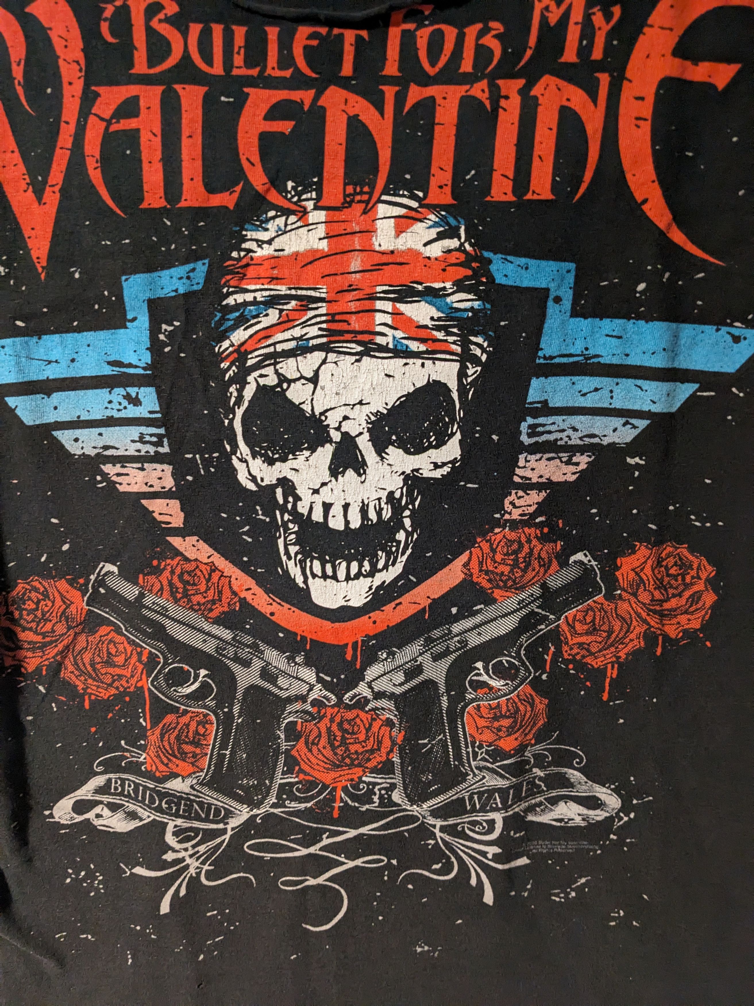 Hot Topic × Vintage Vintage 2010 Bullet for My Valentine Skull Band Tour T-Shirt Size US S / EU 44-46 / 1 - 2 Thumbnail