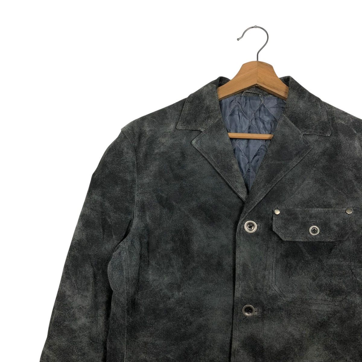 Japanese Brand 🔥VINTAGE GENUINE LEATHER BIKER JACKET NICOLE ISSEY MIYAKE Size US M / EU 48-50 / 2 - 9 Thumbnail