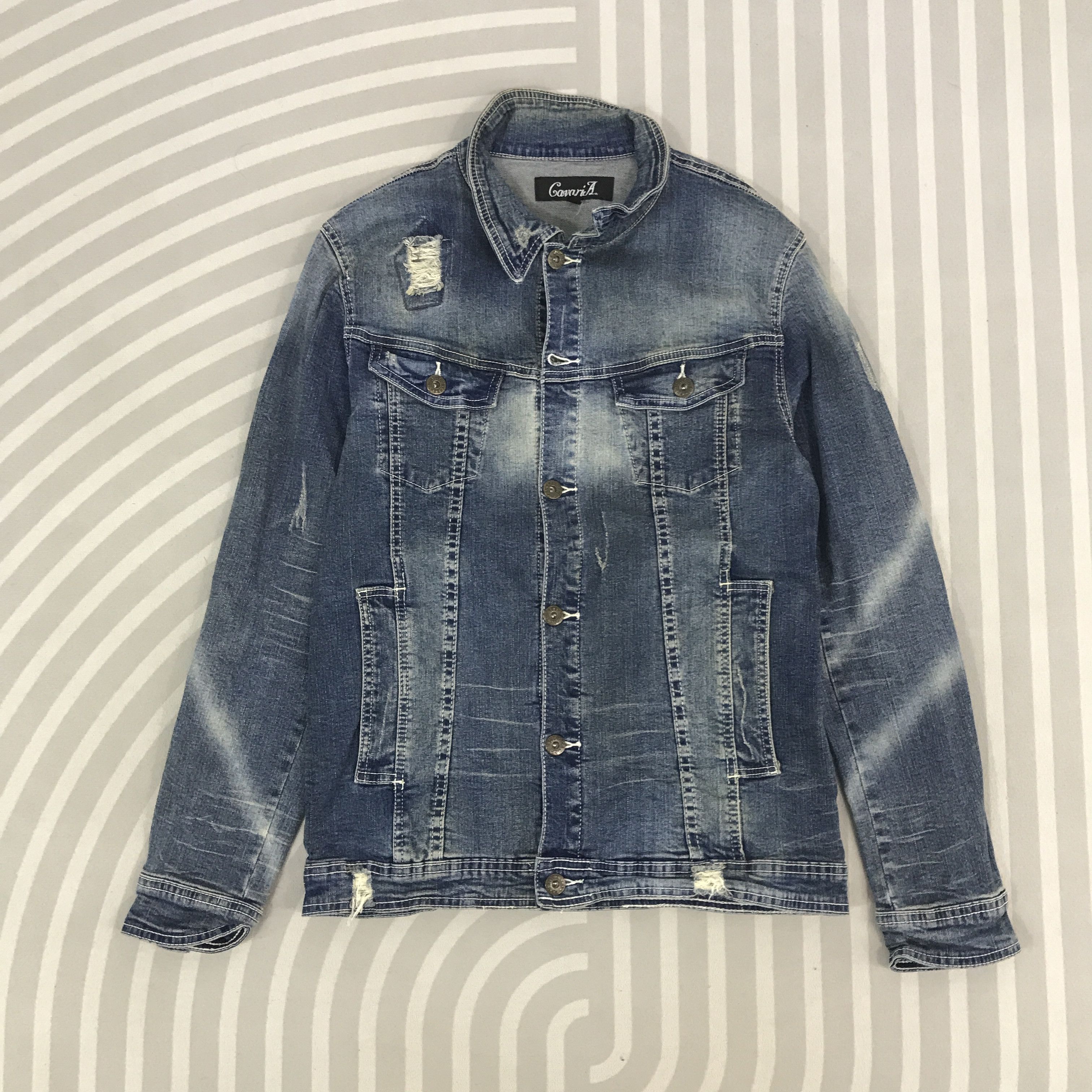 Japanese Brand × Vintage Vintage Gavari A desnim button Jacket Size US L / EU 52-54 / 3 - 1 Thumbnail