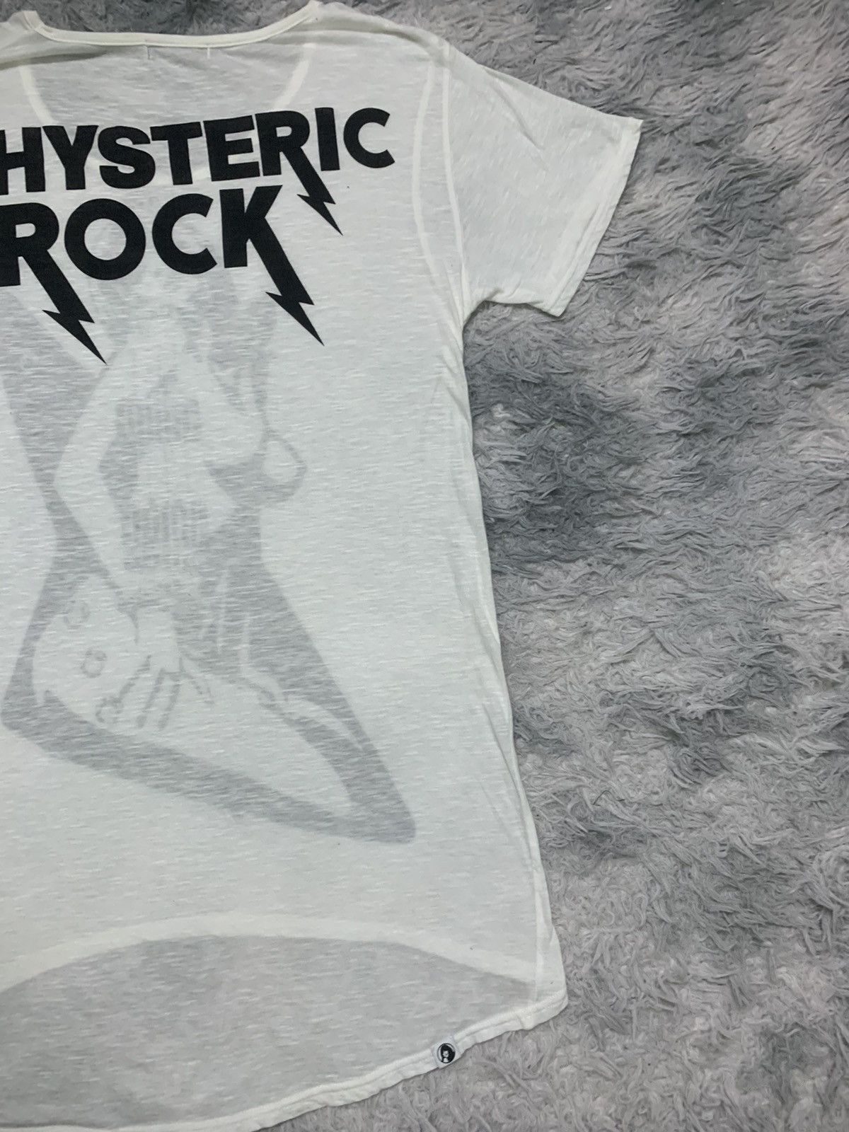Hysteric Glamour VINTAGE HYSTERIC GLAMOUR ROCK PAPER-THIN T SHIRT Size ONE SIZE - 13 Thumbnail
