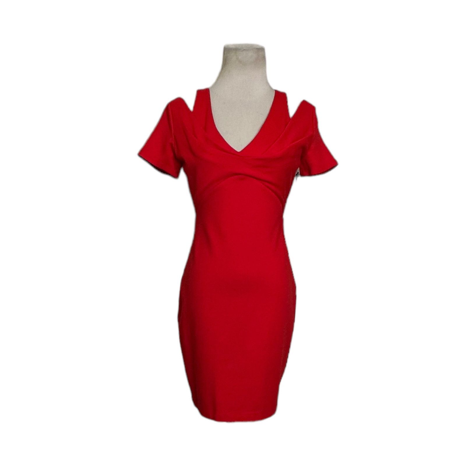 Bailey 44 BAILEY/44 red short sleeves cocktail dress size Small Size S / US 4 / IT 40 - 15 Thumbnail