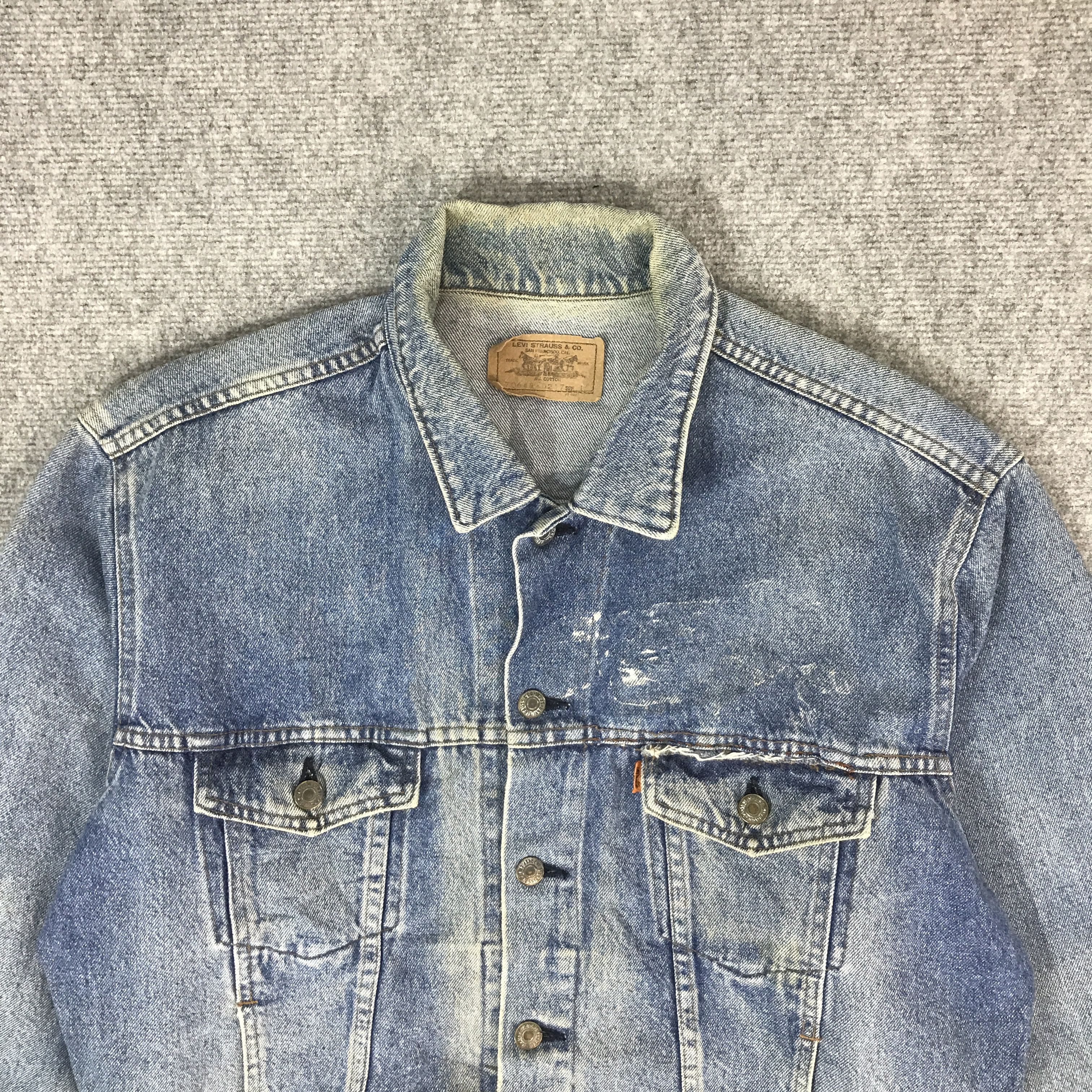 Levi's LEVI STRAUSS ORENG TAG TRACKET DENIM JACKET K63B6 Size US L / EU 52-54 / 3 - 2 Thumbnail