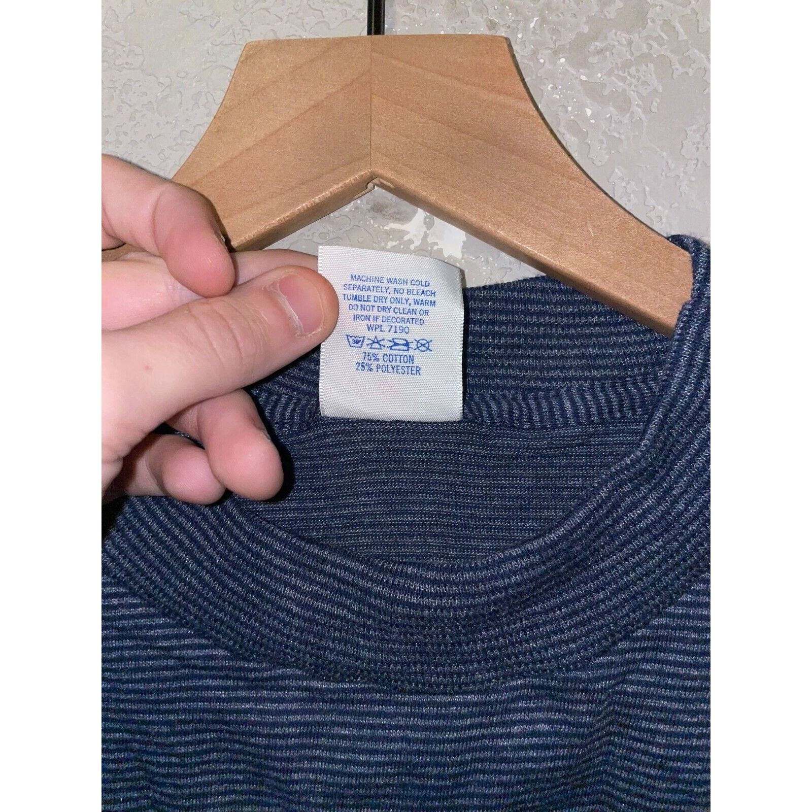 Vintage 90s Miller Montana Big Sky Country Blue Striped Shirt Size US L / EU 52-54 / 3 - 6 Thumbnail
