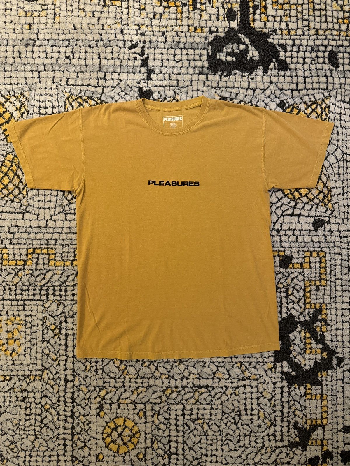 Pleasures Pleasure Embroidered Logo Tee Size US L / EU 52-54 / 3 - 3 Thumbnail