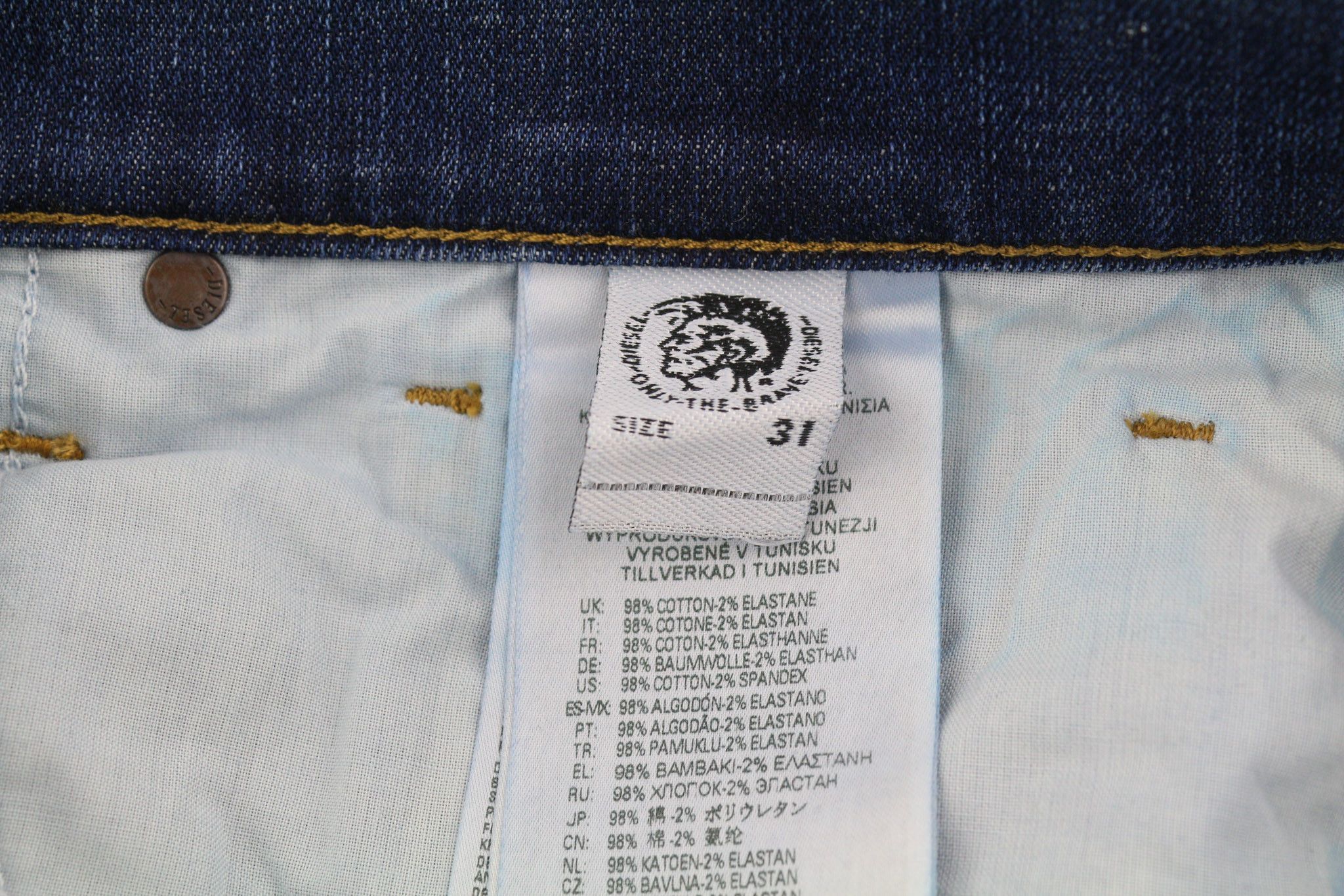 Diesel D-FINING 09B06 W31/L34 Stretch Washed 40426 Size US 31 - 8 Thumbnail