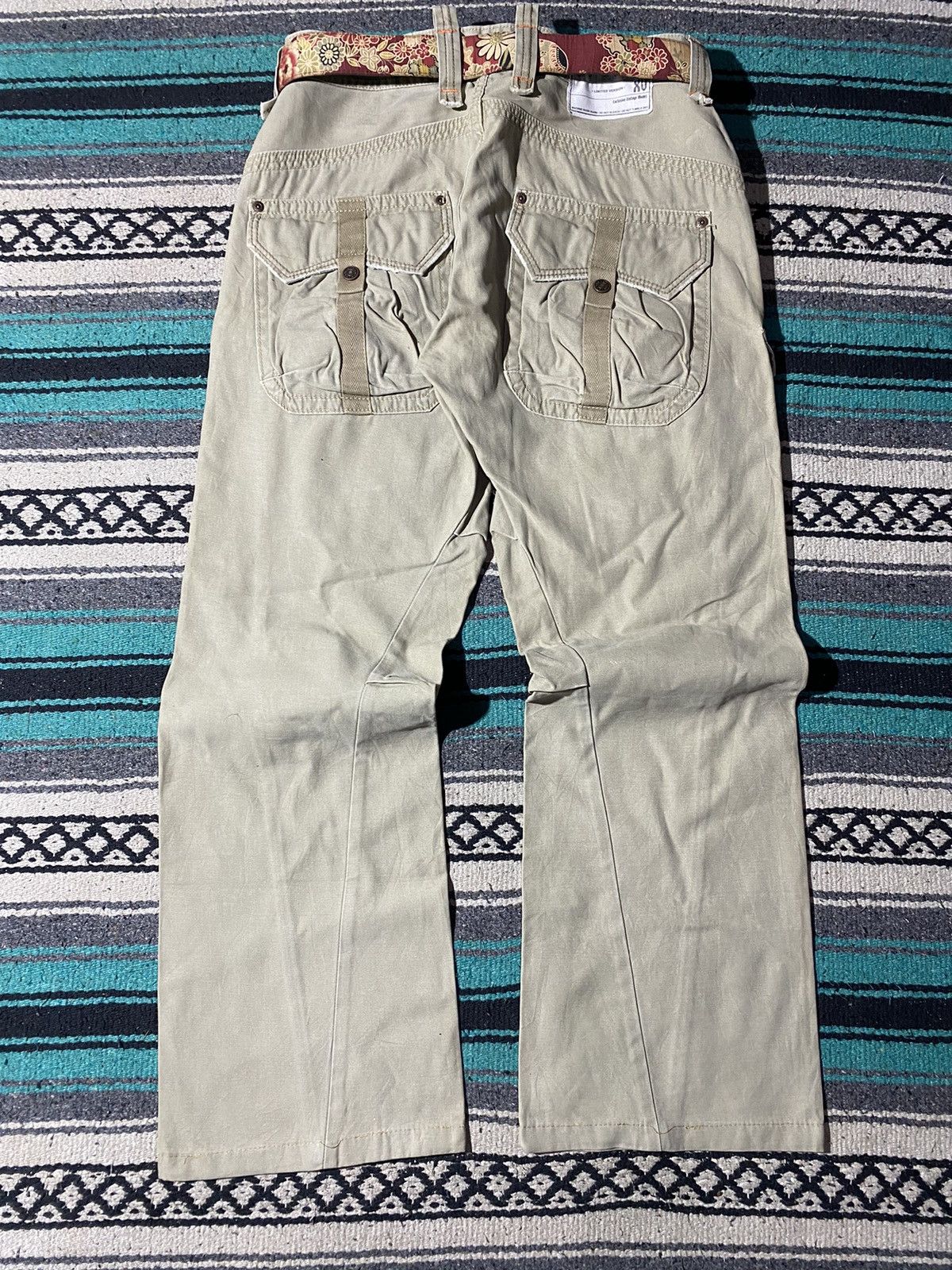 Edwin Y2K Edwin Japan Military Cargo Pants Olive Green Utility Size US 34 / EU 50 - 4 Thumbnail