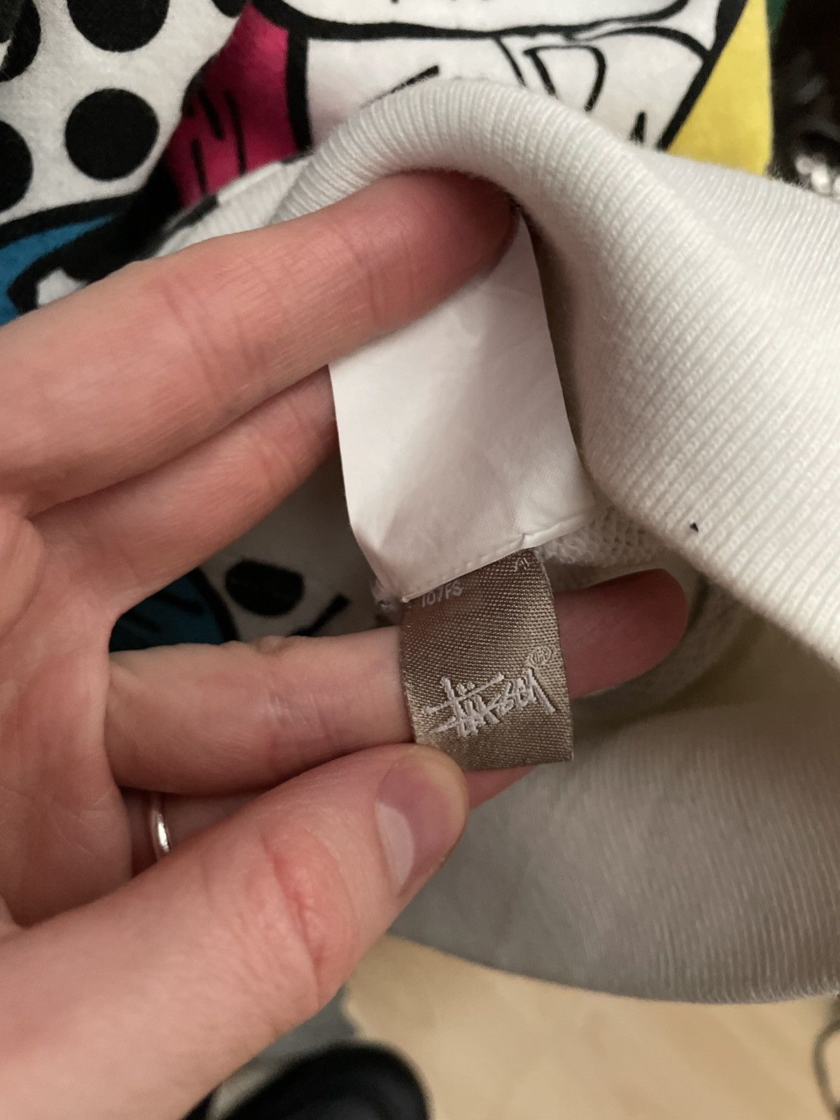 Stussy Vintage Stussy Comic Speech Bubble All Over Print Hoodie Size US S / EU 44-46 / 1 - 7 Thumbnail