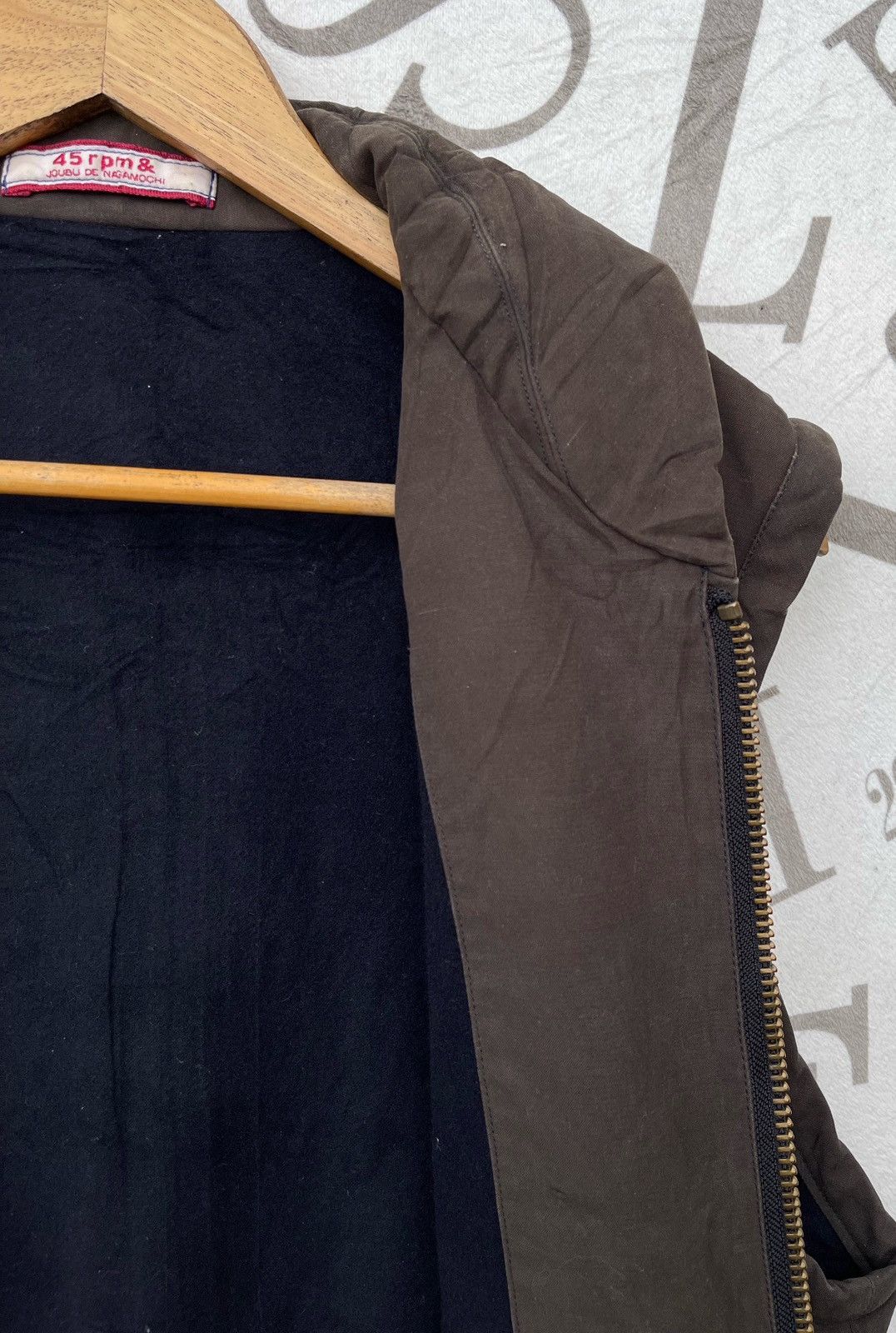 45rpm 🔥VINTAGE 45RPM & JOUBU DE NAGAMOCHI RAW PADDED WESTERN VEST Size US M / EU 48-50 / 2 - 15 Thumbnail