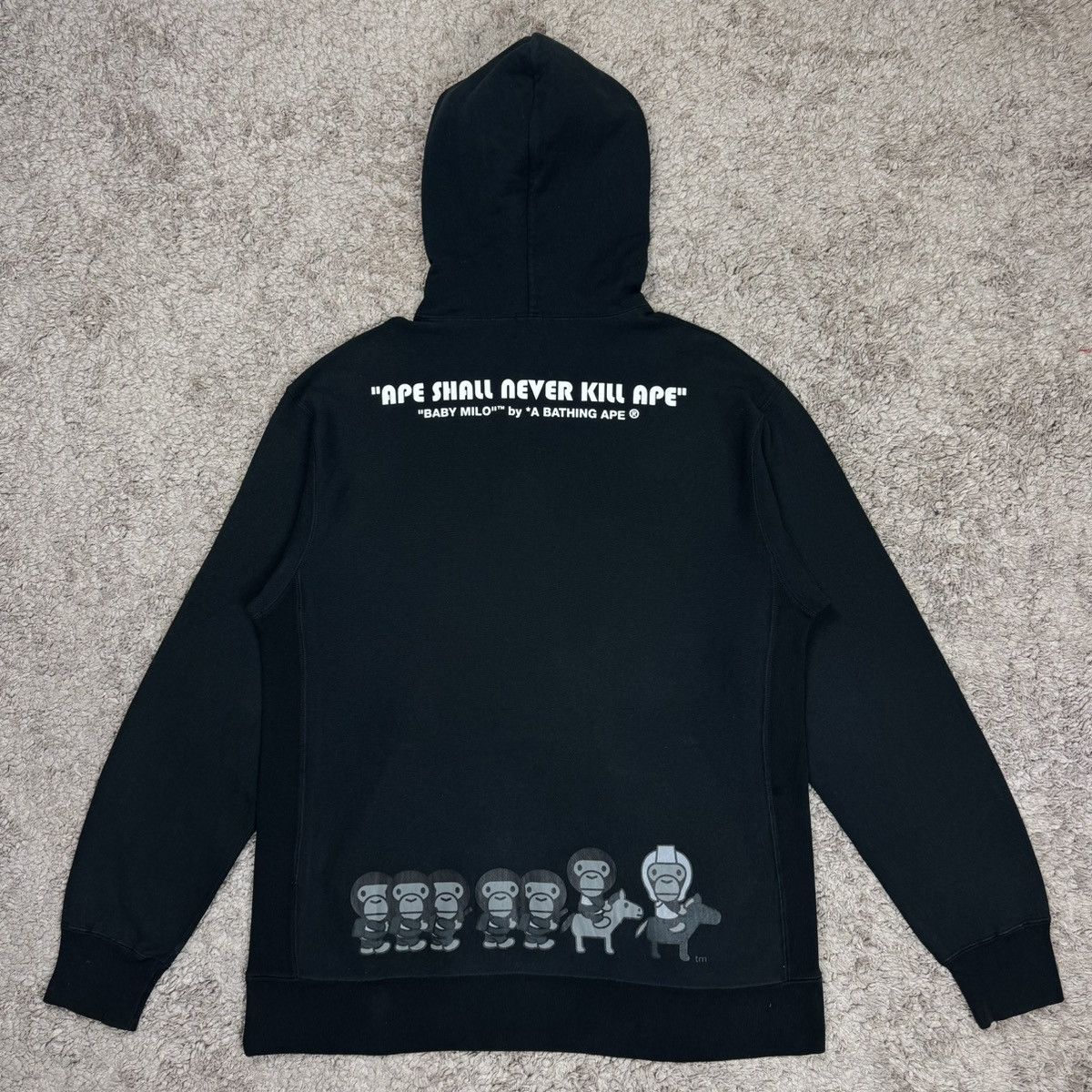 Bape Vintage Bape ARMY Hoodie Sweatshirt Size US L / EU 52-54 / 3 - 2 Thumbnail