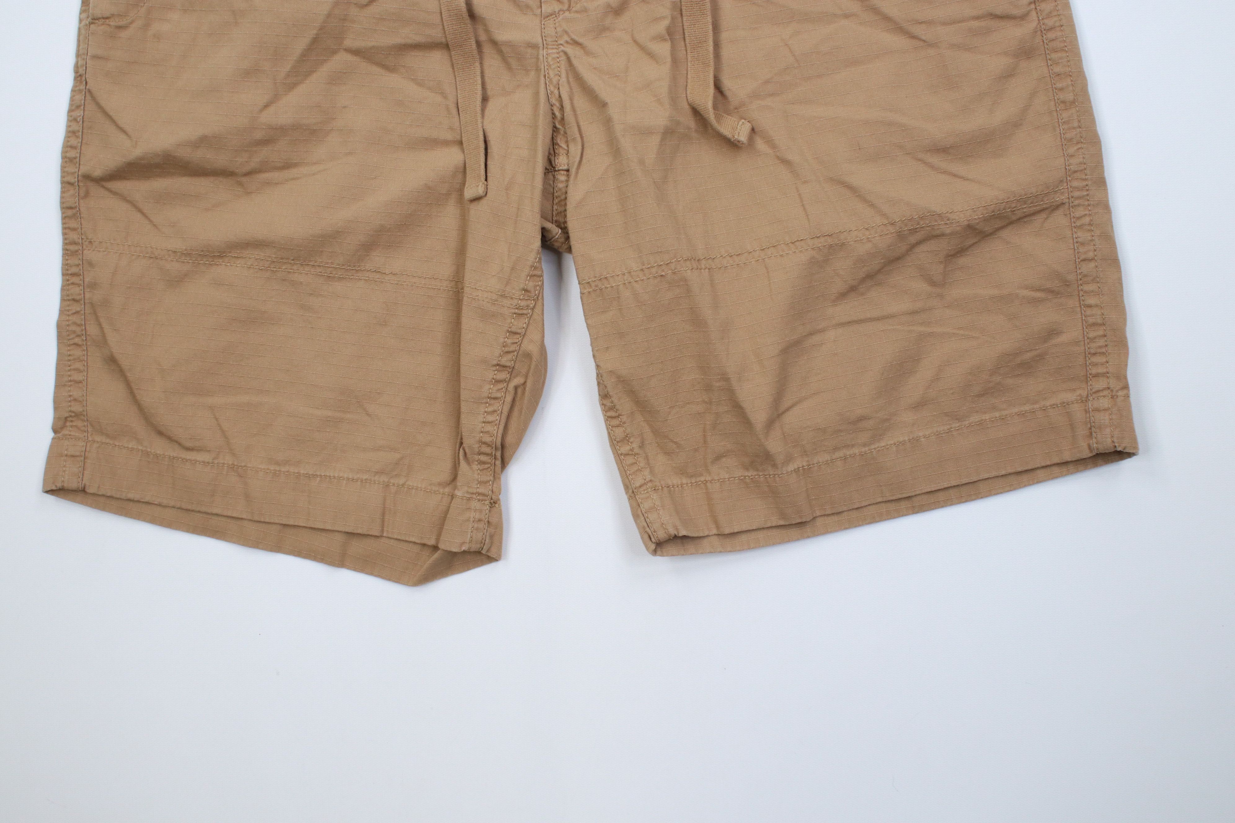 J.Crew Vintage Y2K J Crew Knee Ripstop Utility Shorts Beige Cotton Size US 34 / EU 50 - 4 Thumbnail