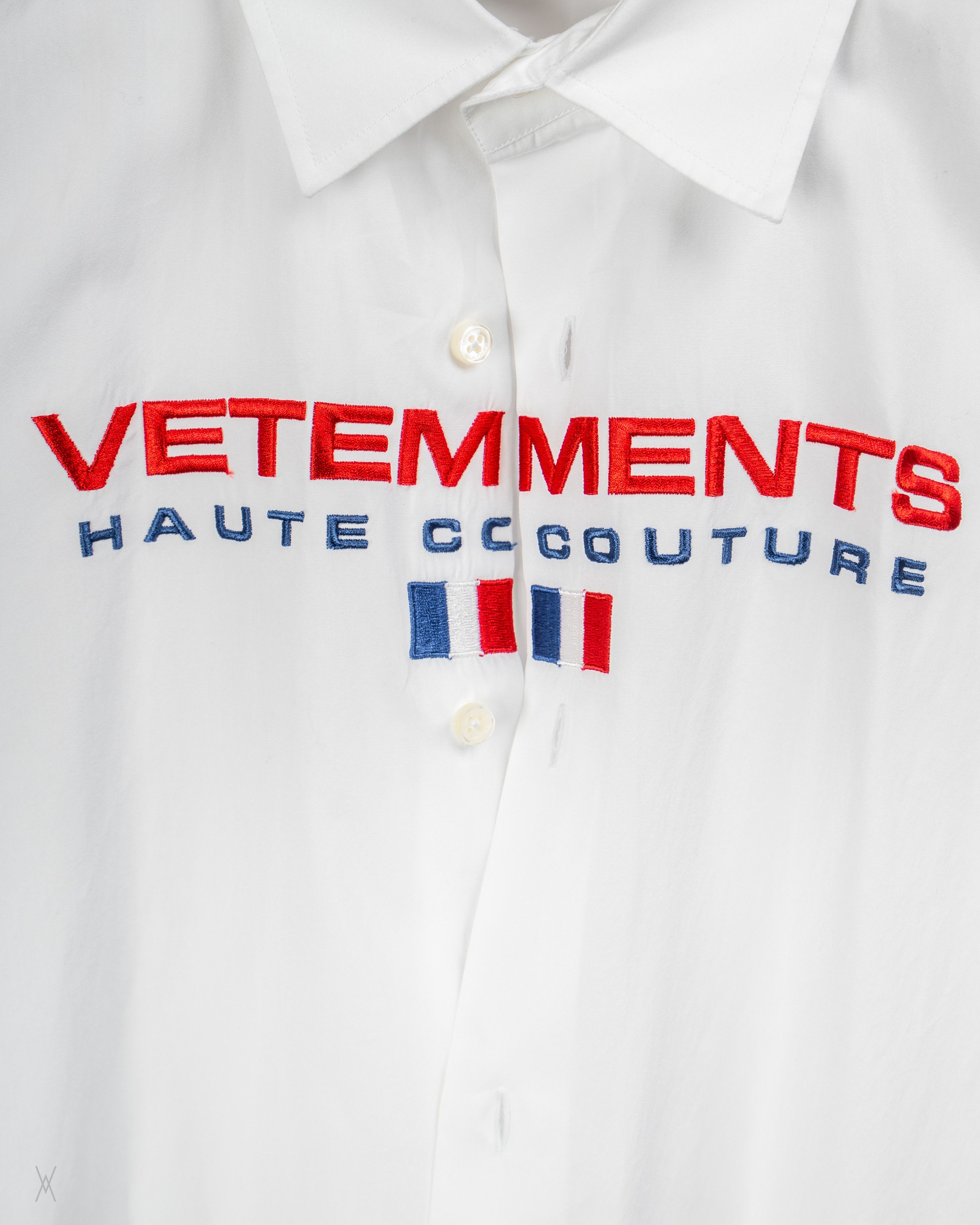 Vetements Vetements white button-up shirt/overshirt Size US L / EU 52-54 / 3 - 3 Thumbnail