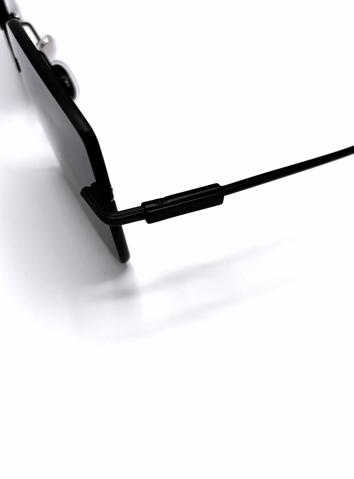 Salvatore Ferragamo Ferragamo Prisma Metal Square Sunglasses Size ONE SIZE - 6 Thumbnail