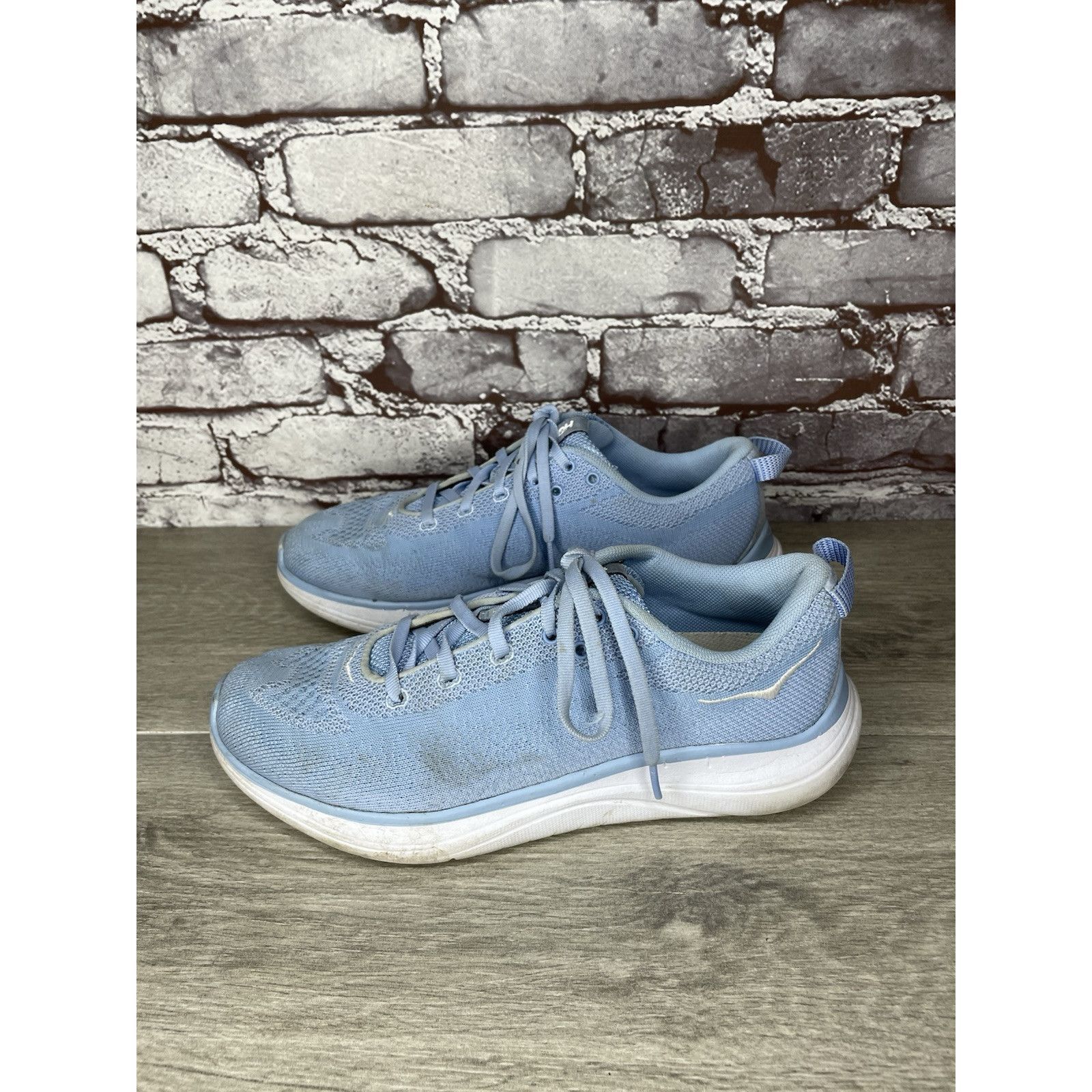 Hoka Hoka One One Hupana Flow Blue Fabric Running Shoes Sneakers Size US 8 / IT 38 - 1 Thumbnail