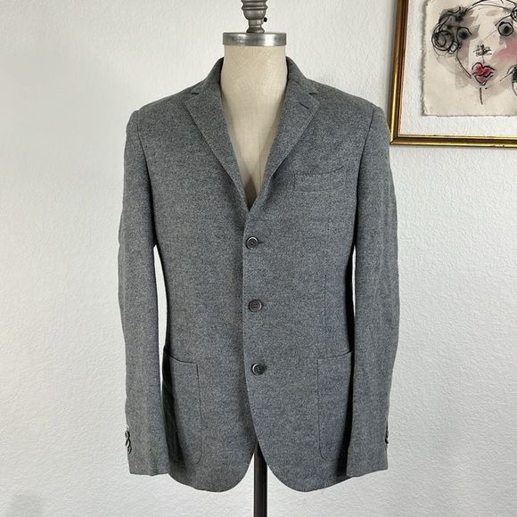 Corneliani Quilted Wool Cashmere Blazer