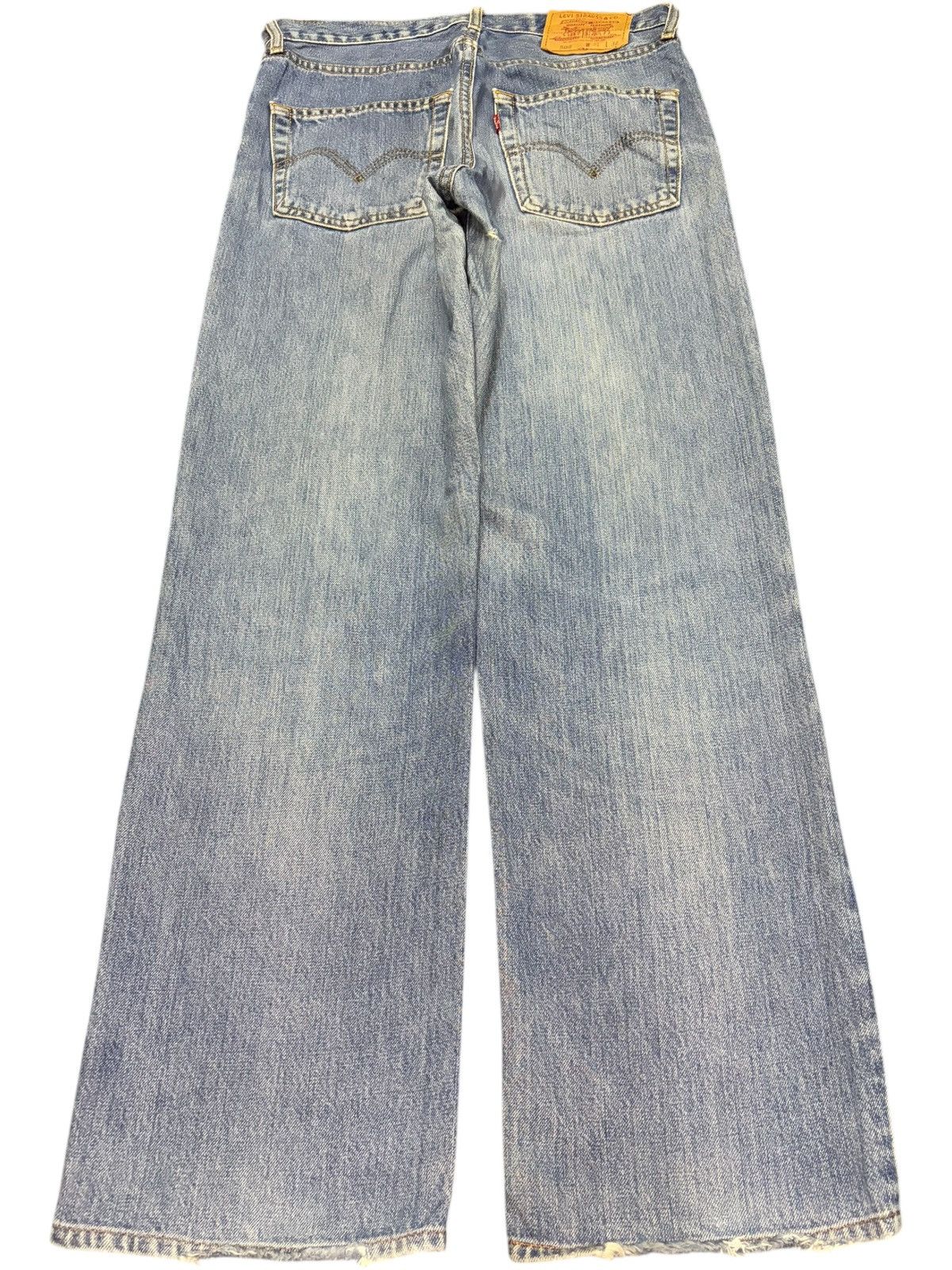 Levi's Vintage 90s Levis 508 Faded Wash Distress Baggy Jeans Size US 30 / EU 46 - 2 Thumbnail