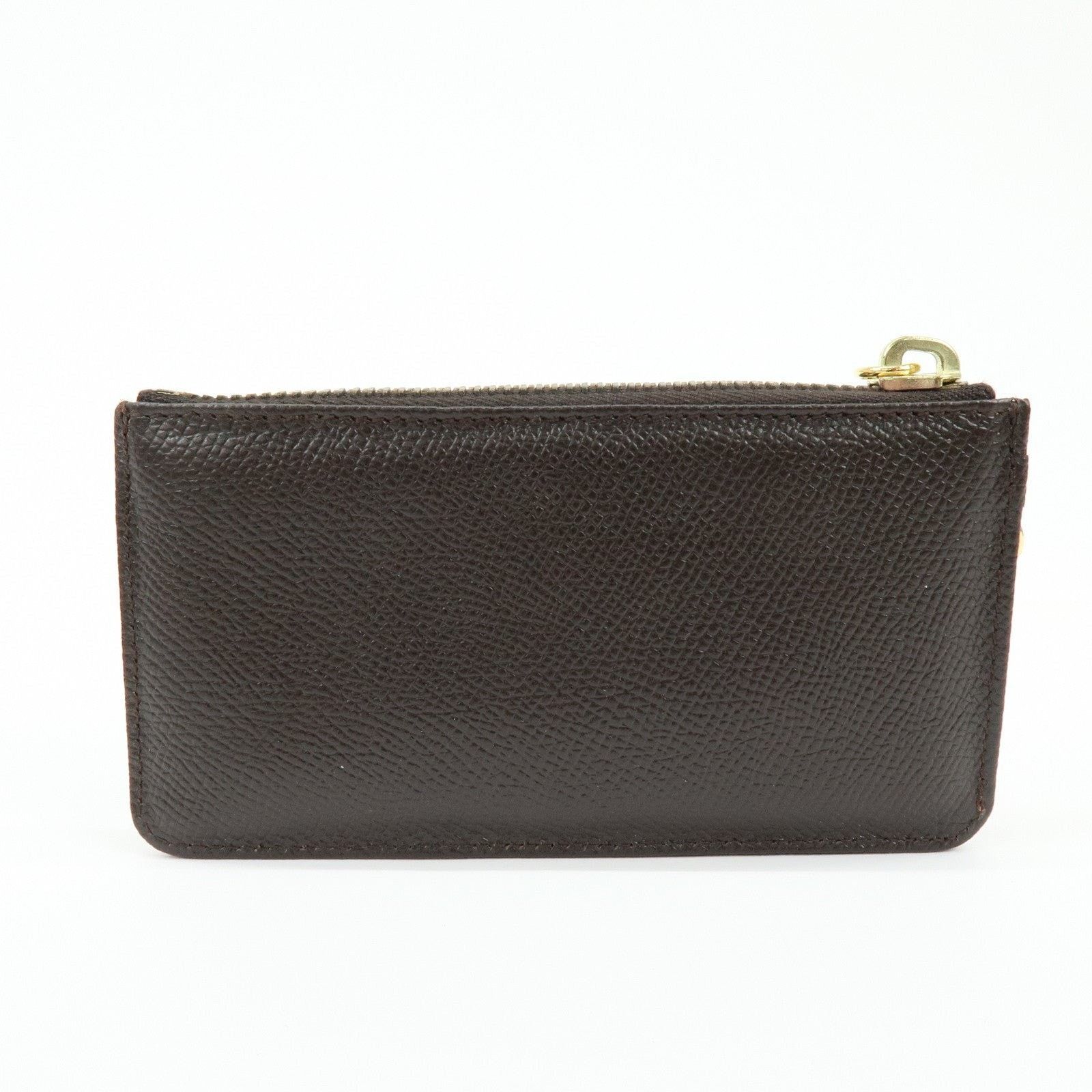 Bvlgari Bvlgari Calfskin Coin Purse Brown Size ONE SIZE - 2 Thumbnail
