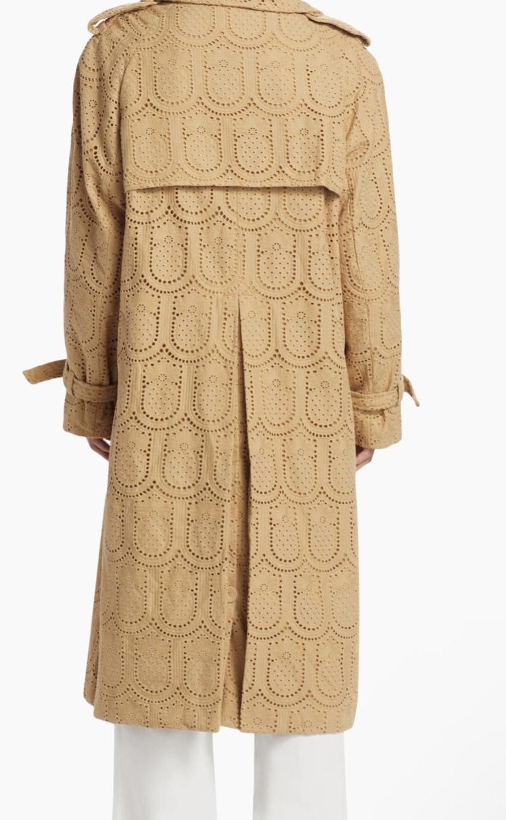 Farm Rio Farm Rio Embroidered Pineapple Cotton Trench Coat Size S / US 4 / IT 40 - 5 Thumbnail