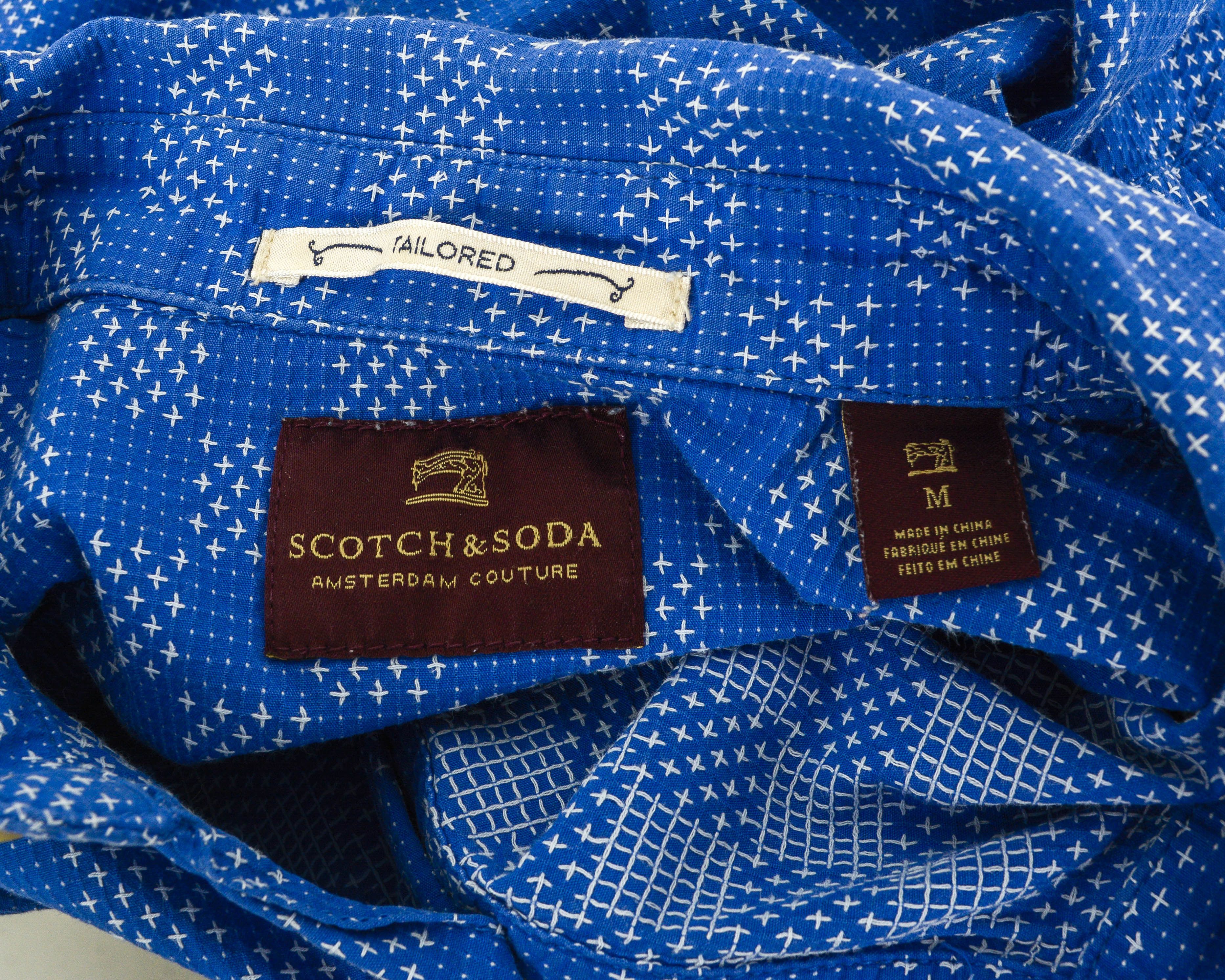 Scotch & Soda Tailored Shirt M Button Up Long Sleeve Check Plaid tartan Size US M / EU 48-50 / 2 - 5 Thumbnail