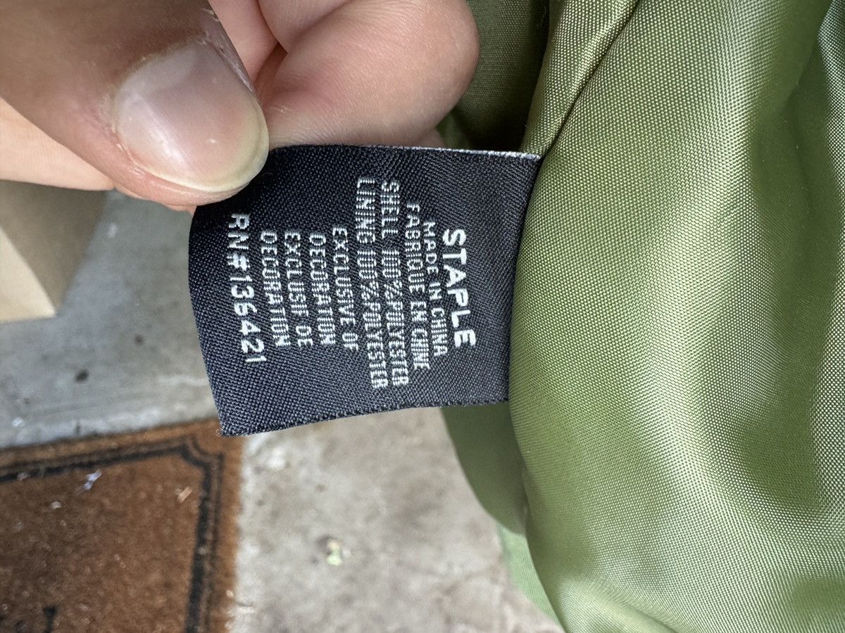 Staple Staple Pigeon Green Satin Bomber Jacket Size US M / EU 48-50 / 2 - 4 Thumbnail