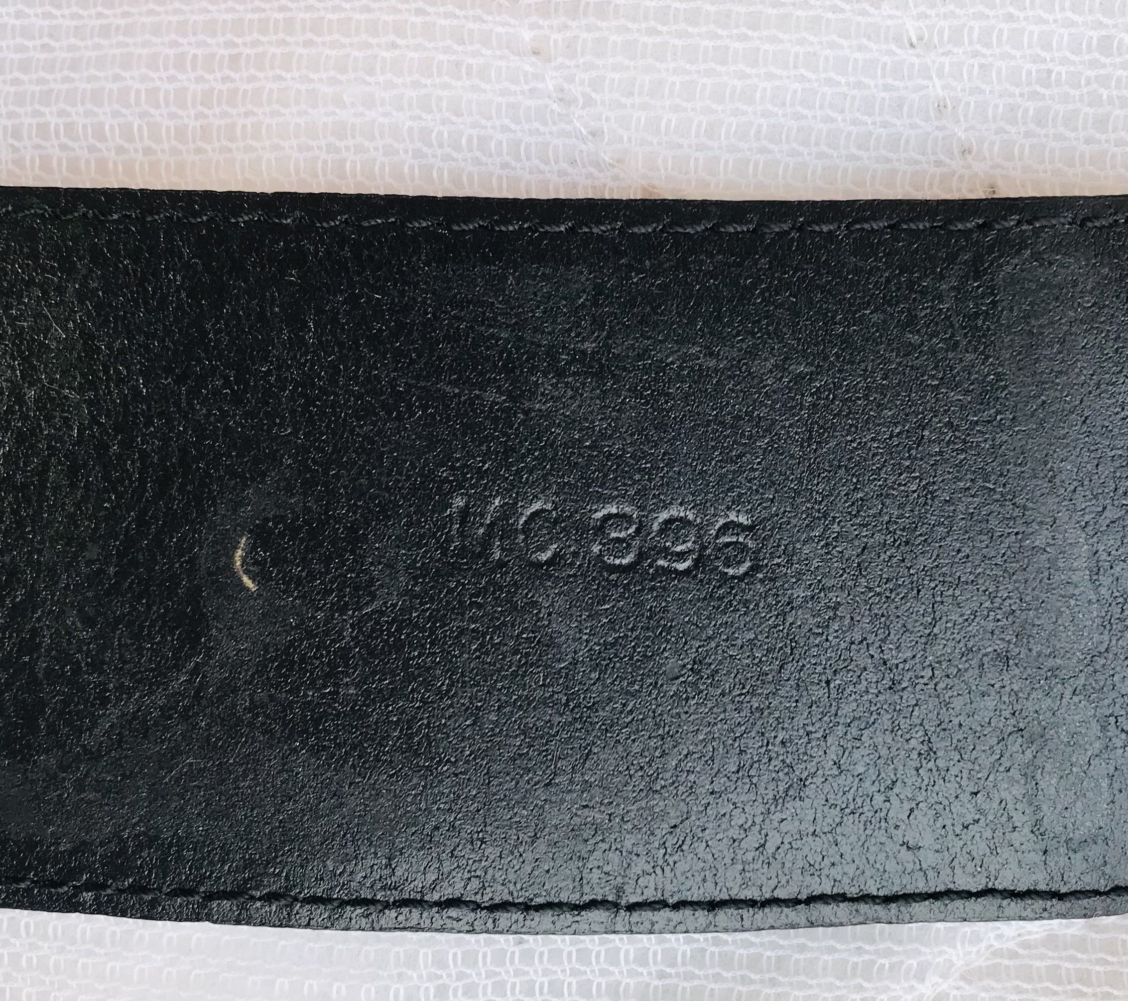 Miu Miu Miu Miu Waist Belt Women’s Black Leather Wide Size 30/75 Size ONE SIZE - 8 Thumbnail