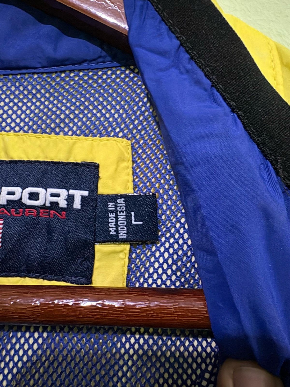Polo Ralph Lauren × Vintage Vintage Polo Sport Nylon Vest Design Size US L / EU 52-54 / 3 - 13 Thumbnail