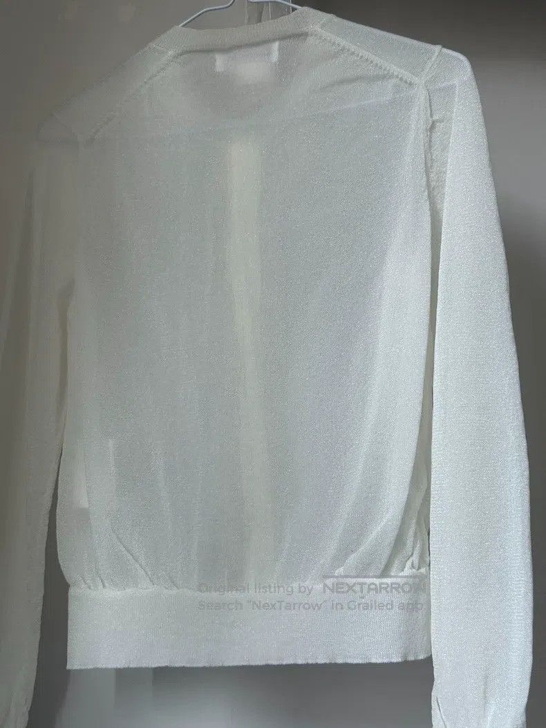 Comme des Garcons Comme Des Garcons Ivory Knit Cardigan Size S / US 4 / IT 40 - 4 Thumbnail