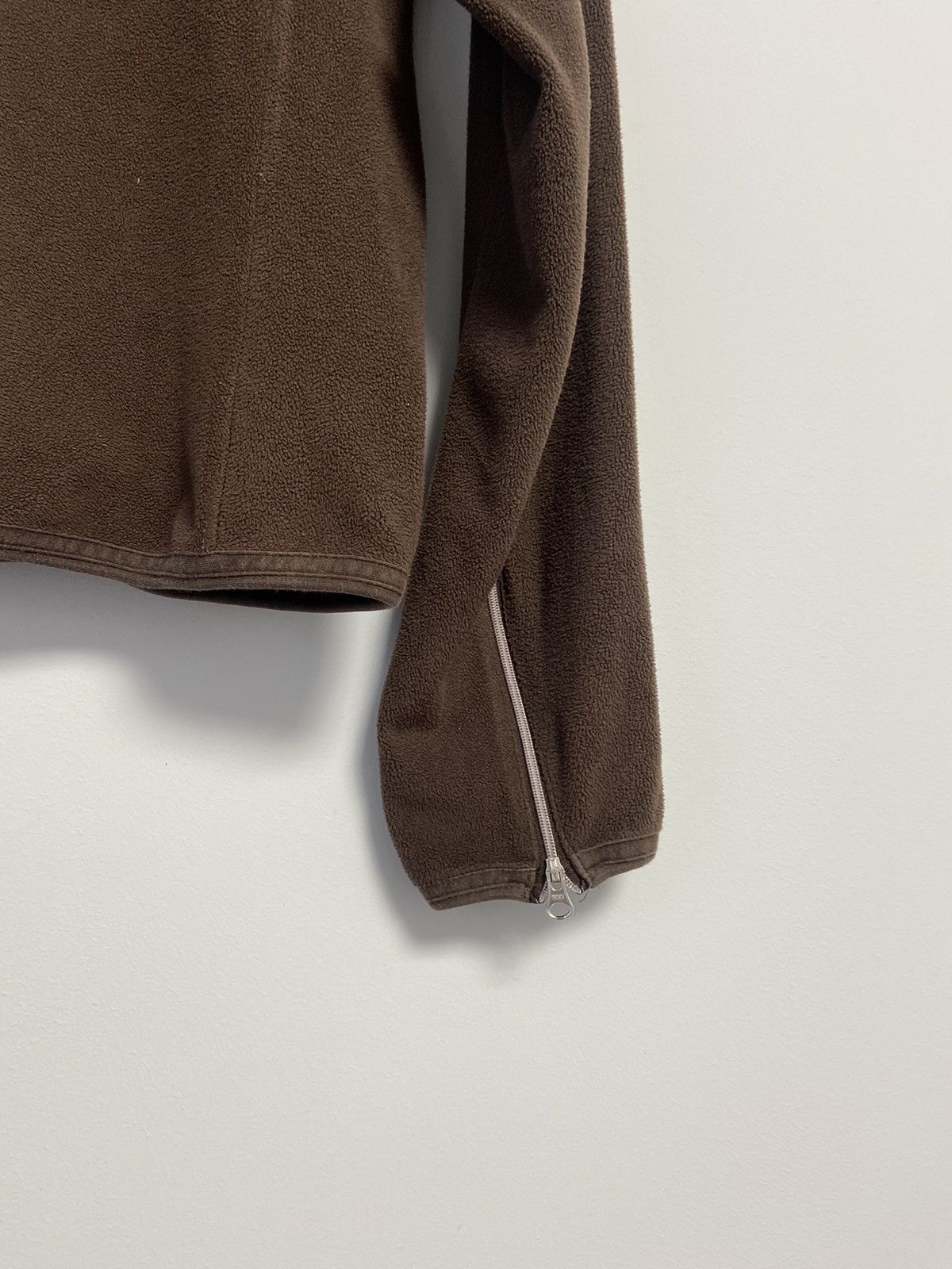 Vintage Nike Vintage Track Top Brown Style y2k Fleece Size M / US 6-8 / IT 42-44 - 11 Thumbnail