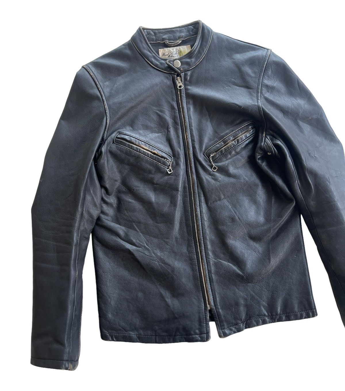 WEST RIDE 50s West Ride Motorcycle Cowhide Leather Jacket (size 34) Size US XS / EU 42 / 0 - 3 Thumbnail