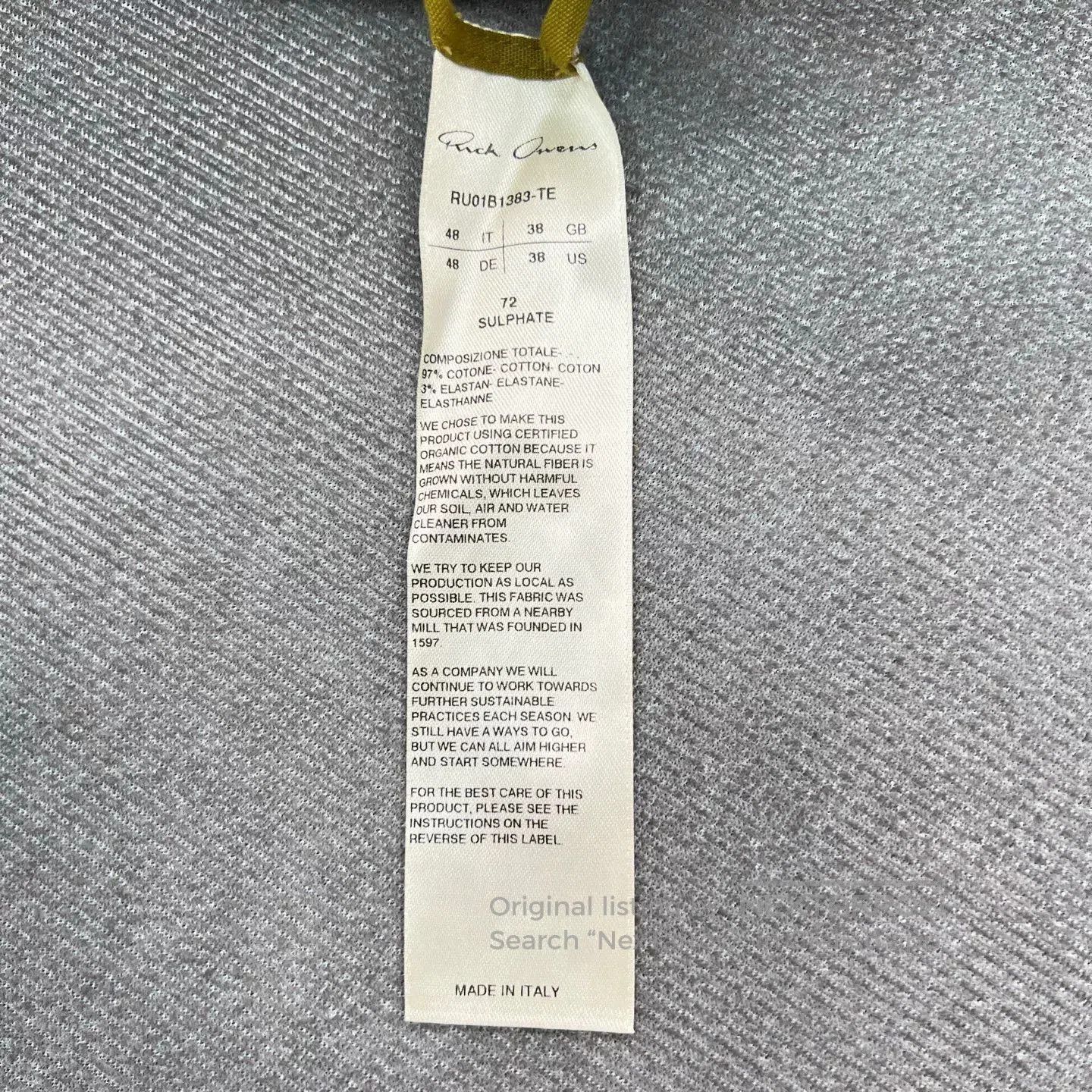 Rick Owens Rick Owens 22ss Yellow Cotton Drawstring Shorts. Size US 32 / EU 48 - 6 Thumbnail