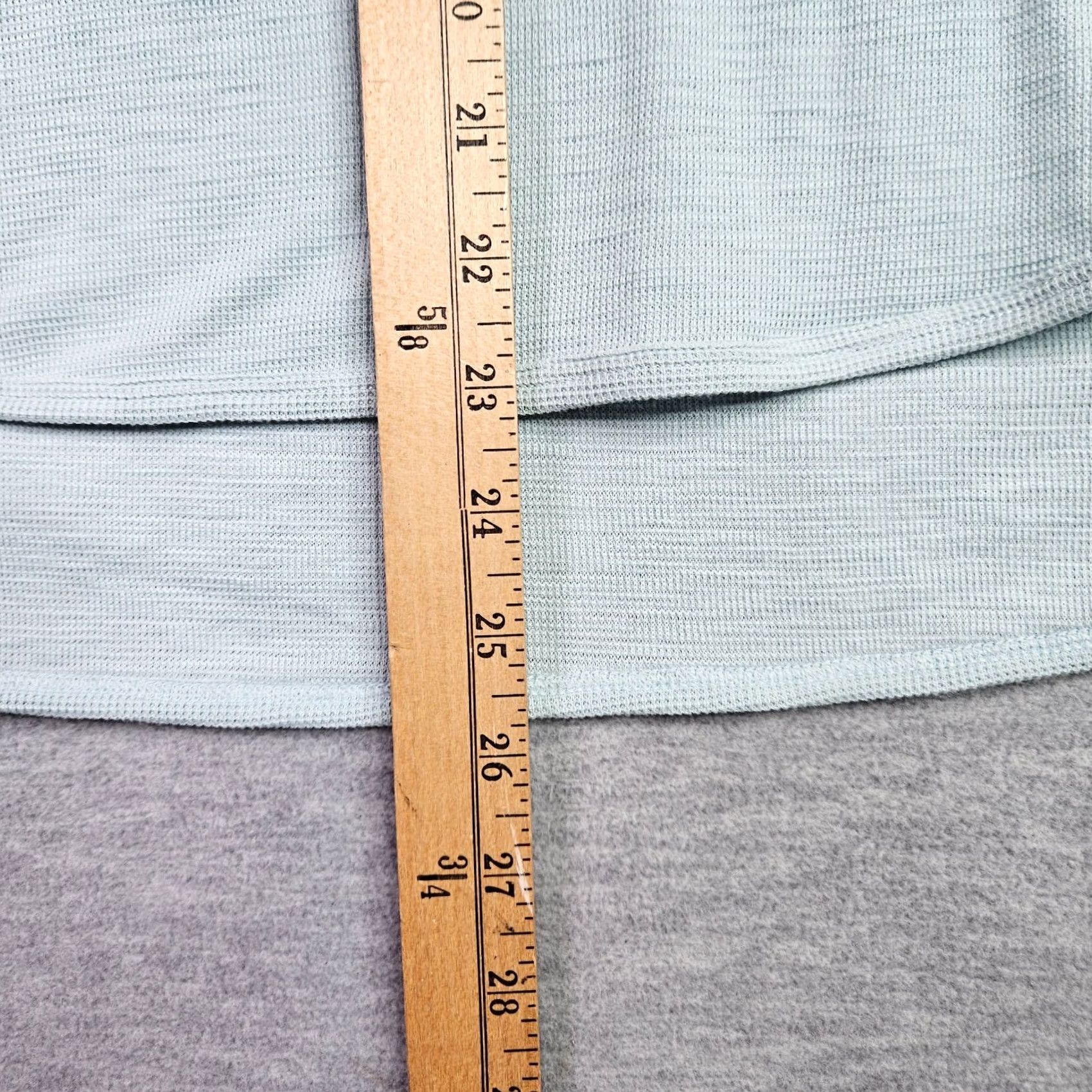 DKNY DKNY Sport Women’s Small Mint Green Long Sleeve Waffle Knit Athletic Top New Size S / US 4 / IT 40 - 7 Thumbnail