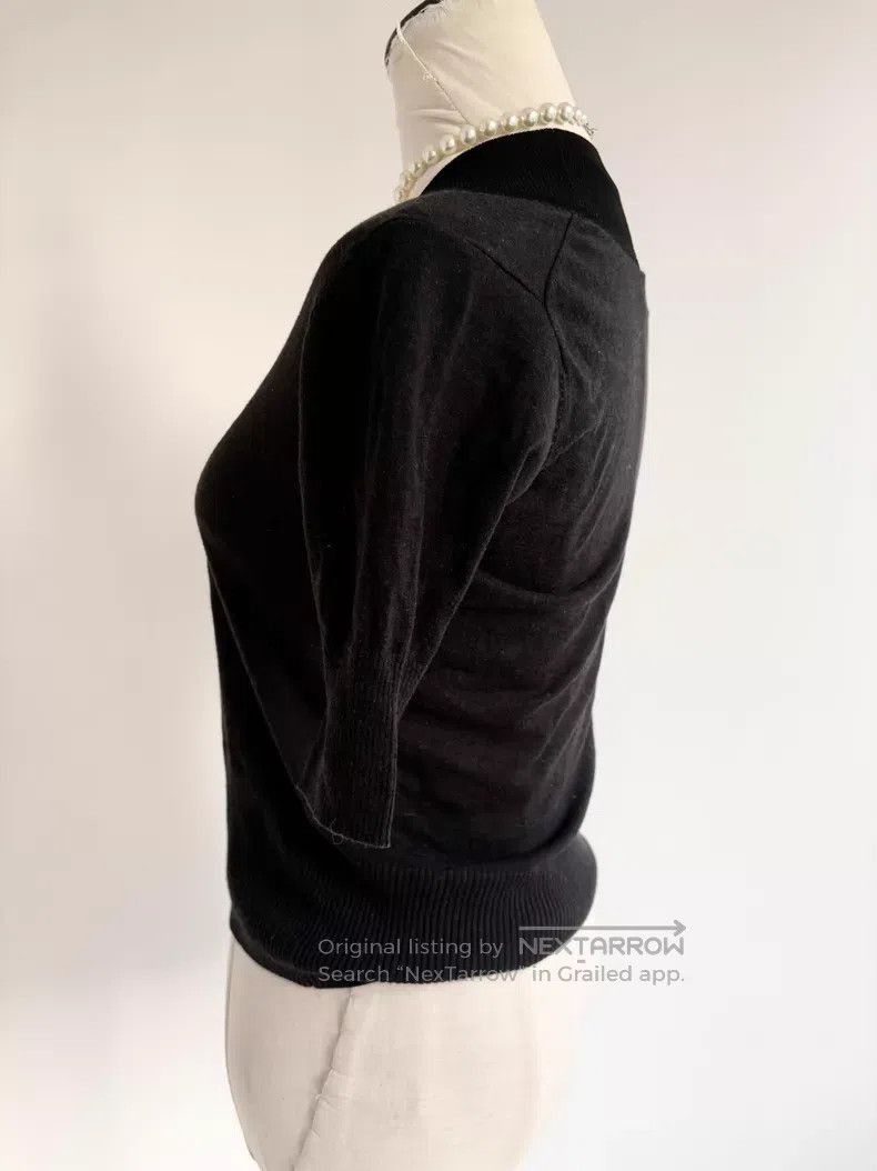 Vivienne Westwood Vivienne Westwood Gray-Black Saturn Short Sleeve Knit Top Size M / US 6-8 / IT 42-44 - 4 Thumbnail