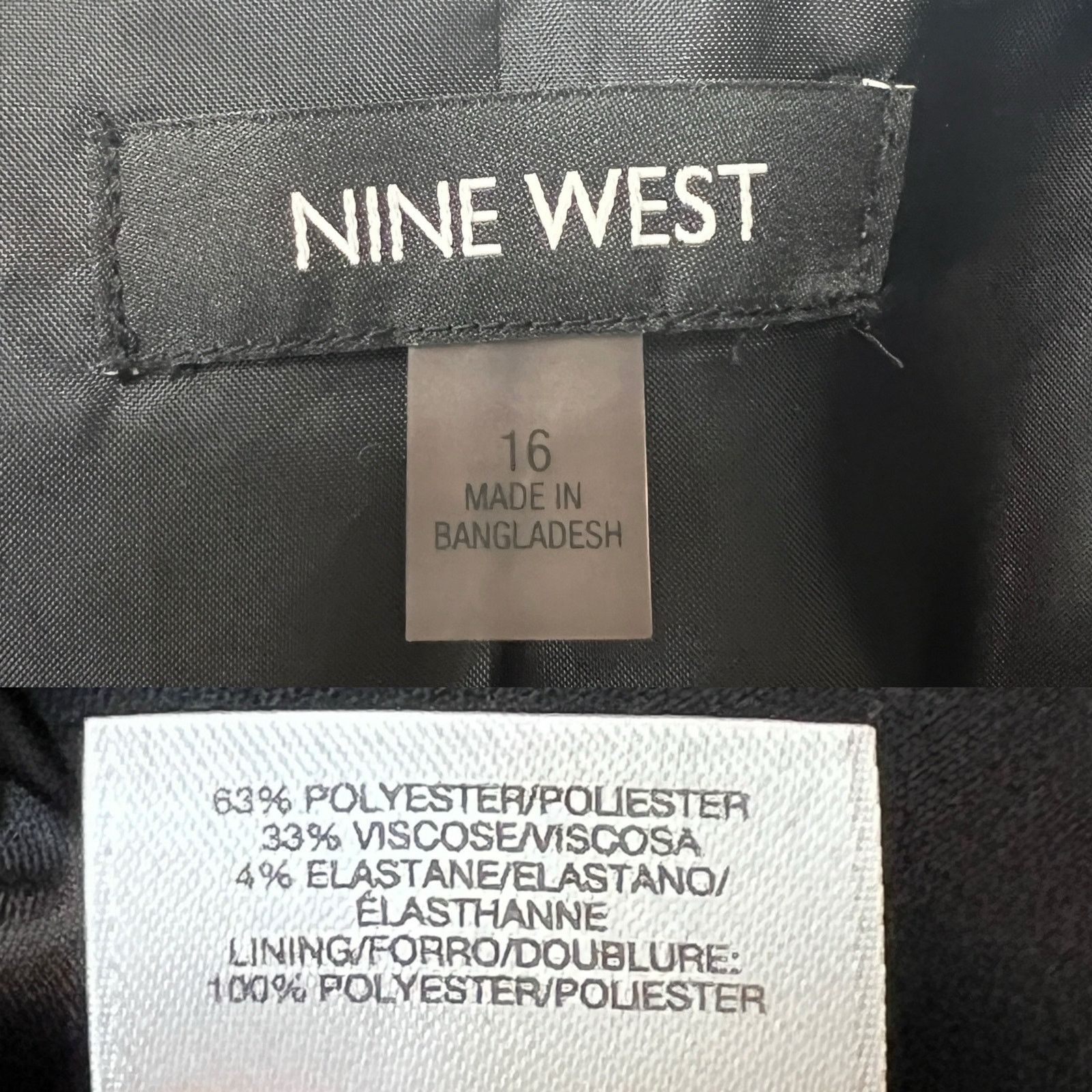 Nine West Nine West Black Pant Suit Size XXL / US 16-18 / IT 52-54 - 3 Thumbnail