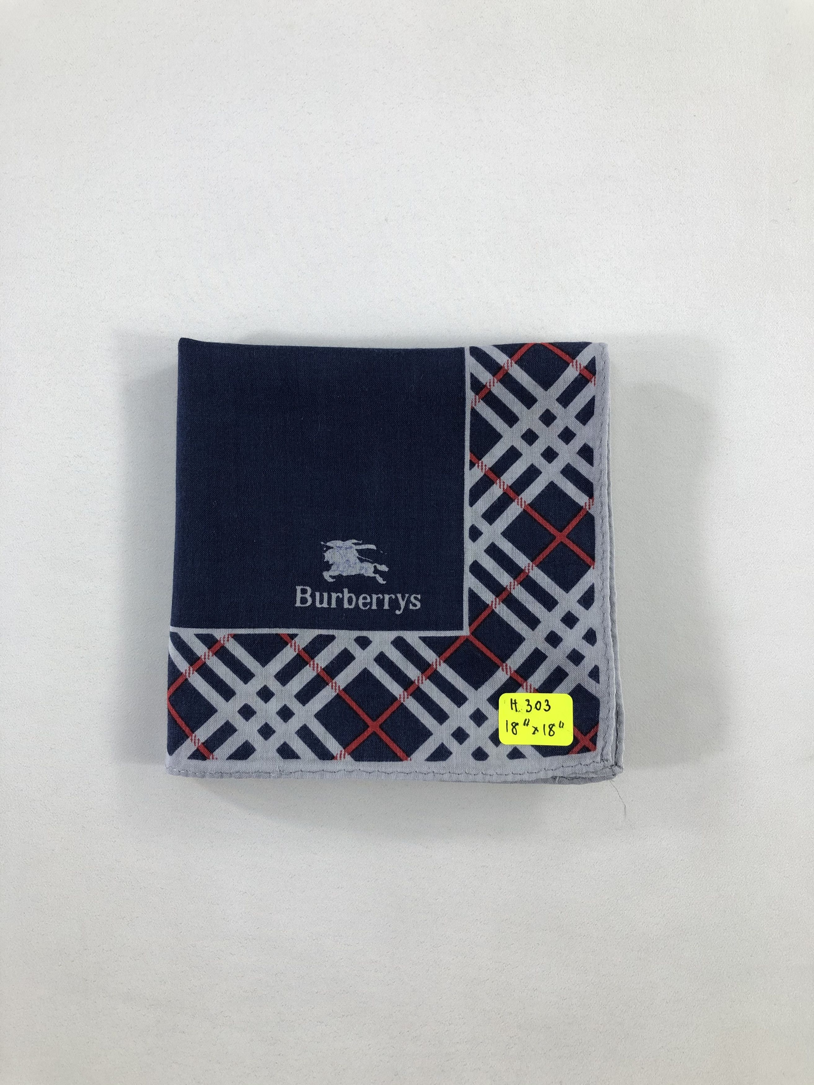 Burberry Vintage Burberrys Handkerchief / Bandana / Neckerchief Size ONE SIZE - 4 Thumbnail