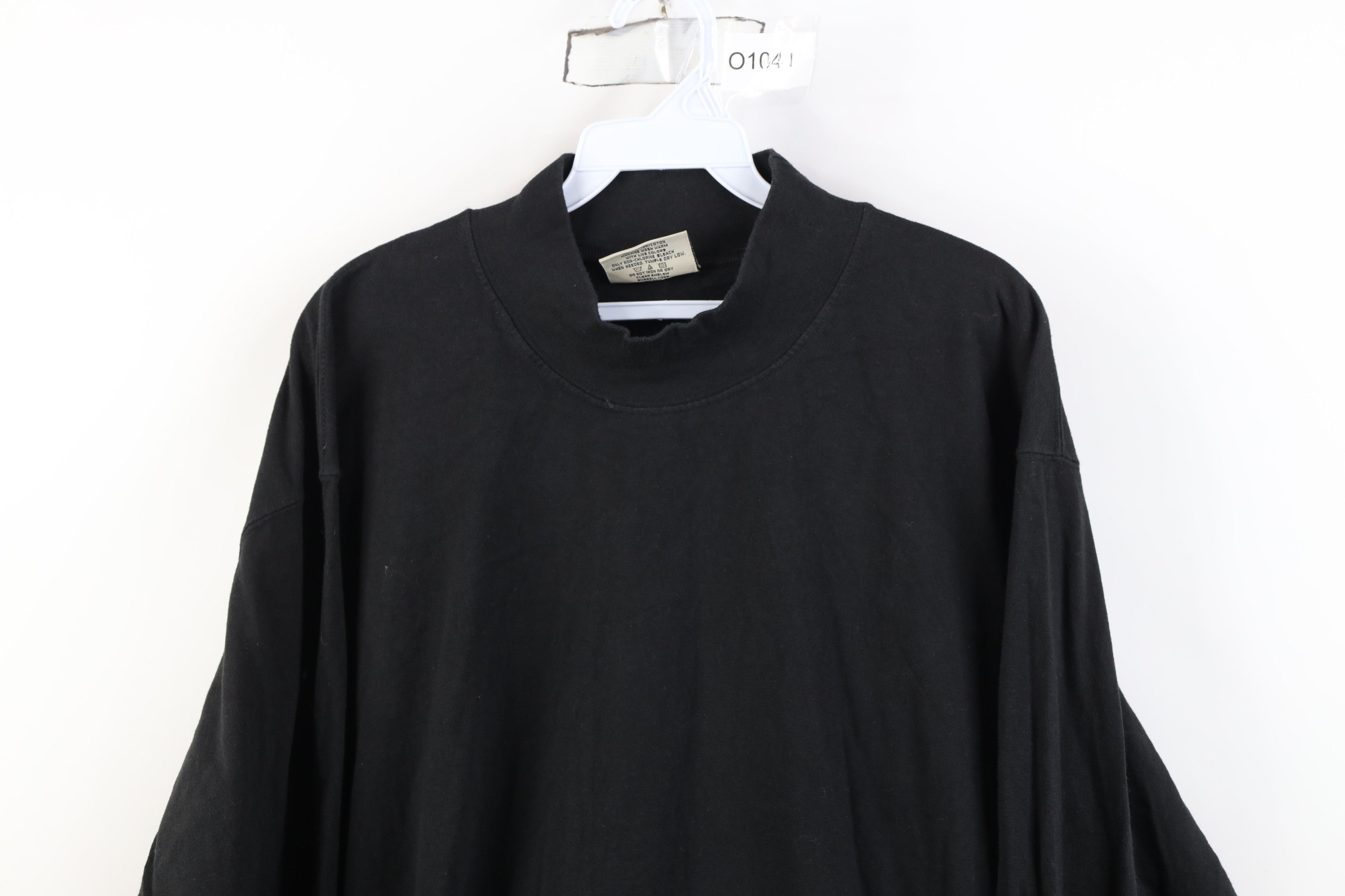 Russell Athletic Vintage 90s Russell Athletic Mock Neck Long Sleeve T-Shirt Size US L / EU 52-54 / 3 - 2 Thumbnail