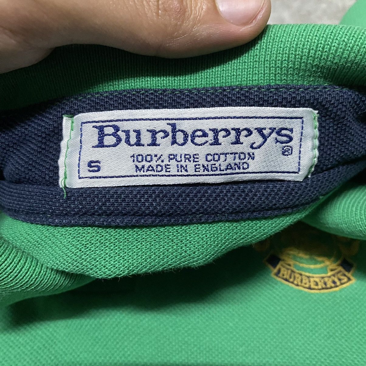 Burberry Vintage Burberrys Polo T Shirt Made in England Size US M / EU 48-50 / 2 - 3 Thumbnail