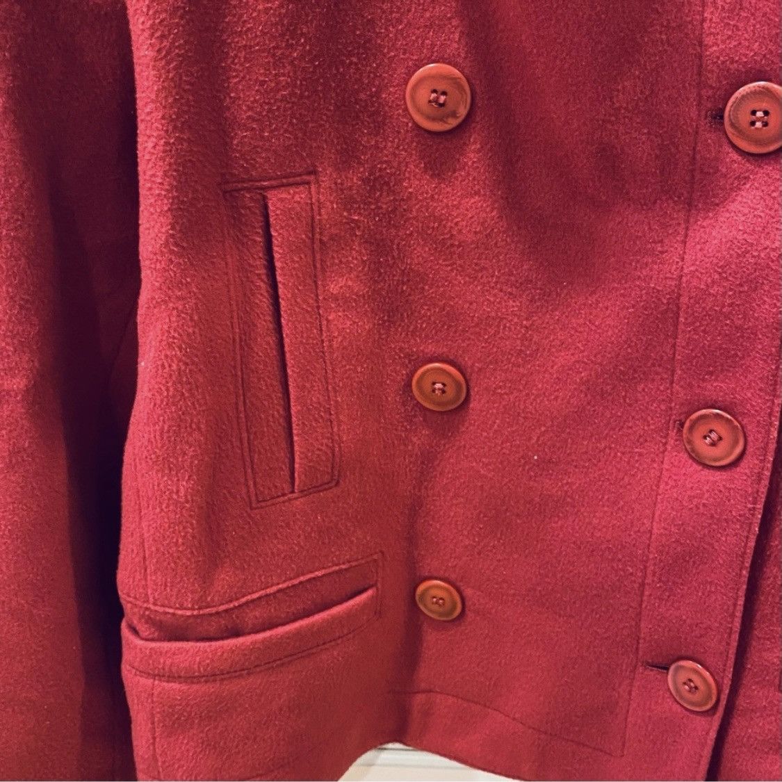 Harve Benard Vintage Harve Benard Wool Cashmere Pea Coat Double Breasted Size L / US 10 / IT 46 - 7 Thumbnail