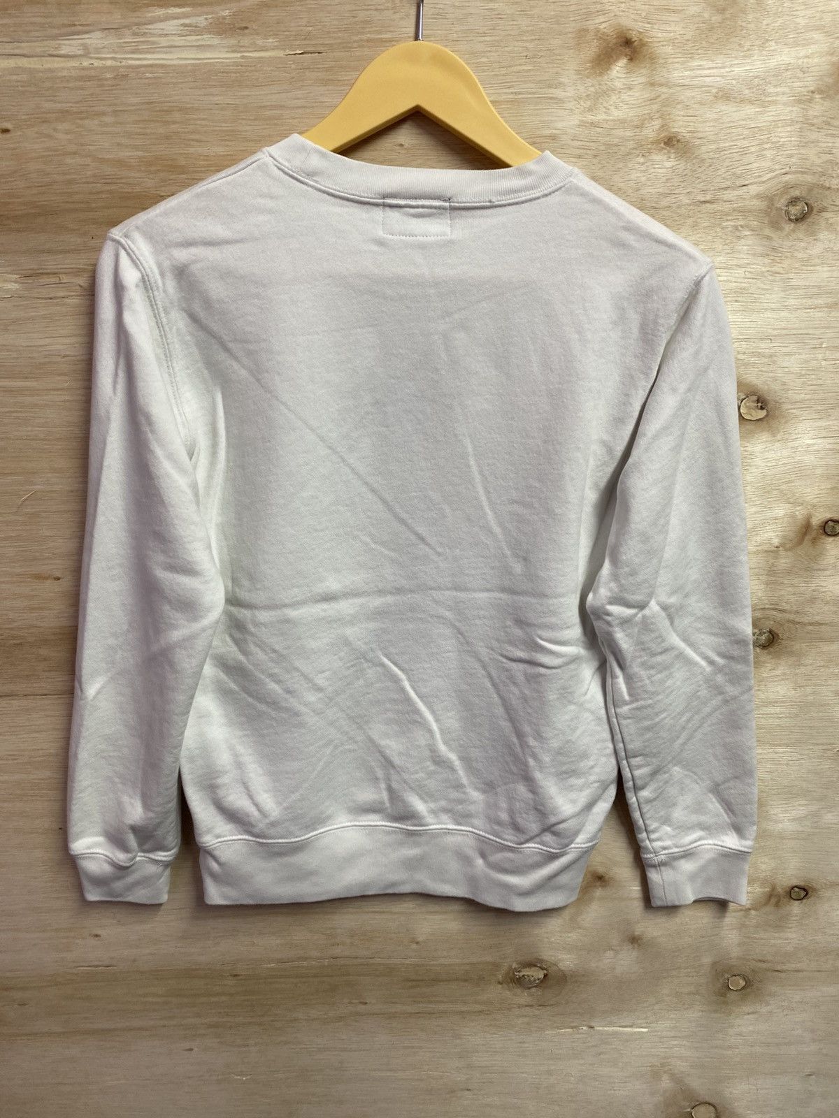 Stussy Stüssy Basic Crew sweatshirt in white Size S / US 4 / IT 40 - 8 Thumbnail