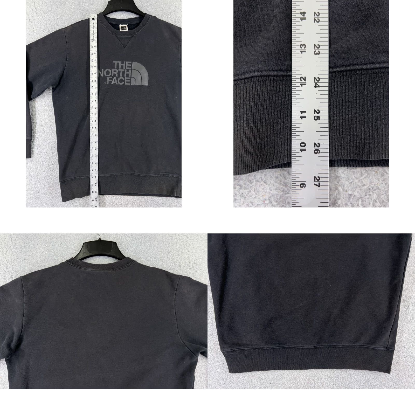 The North Face The North Face Men's Sweatshirt Pullover Crew Neck Black Cotton Blend M Regular Lightweight Pockets Logo Jersey Size US M / EU 48-50 / 2 - 9 Thumbnail