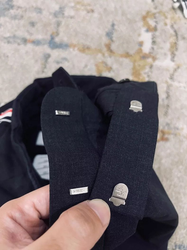 Thom Browne Thom Browne size 1 Nine-Pit Wool Pants Size US 38 / EU 54 - 4 Thumbnail