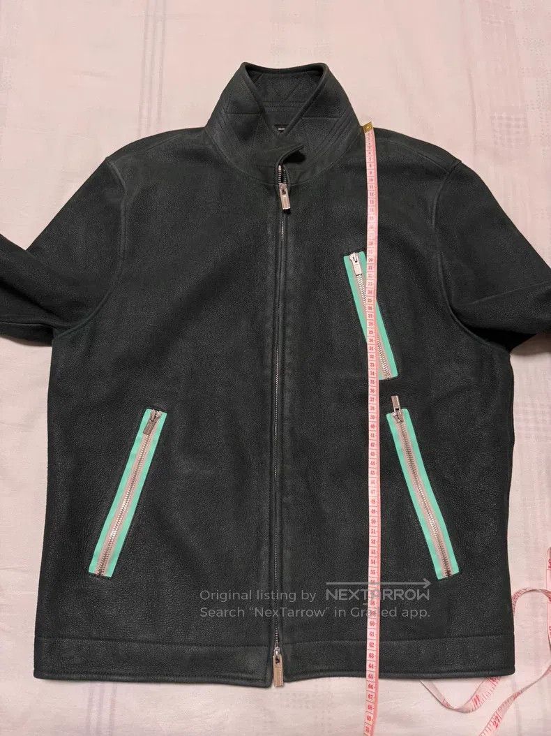 Hermes Hermes Leather jacket, full-grain leather, moss green Size US M / EU 48-50 / 2 - 5 Thumbnail