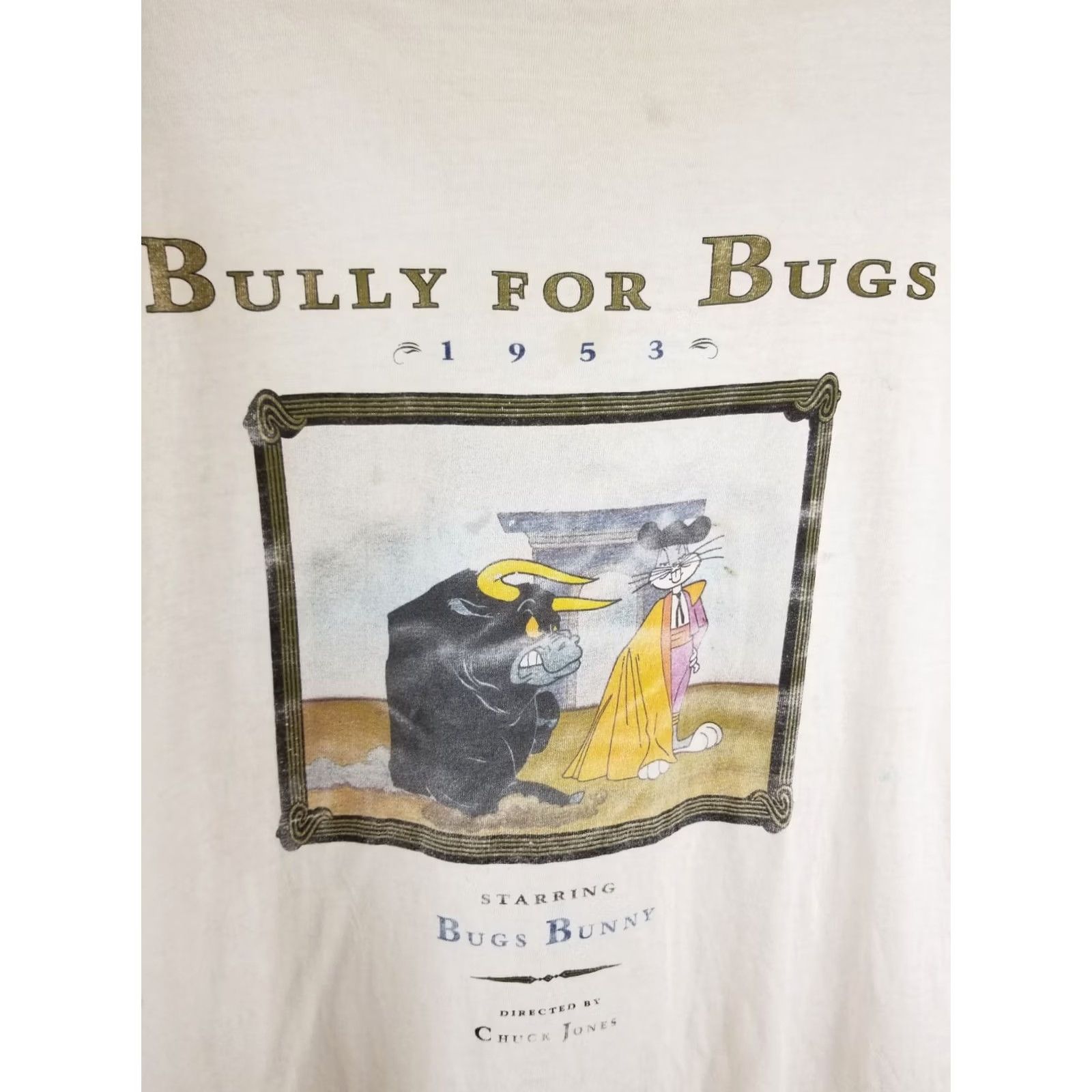 Vintage VINTAGE 1991 BUGS BUNNY WARNER BROS INC. SINGLE STITCH COTTON T-SHIRT SZ XLARGE Size US XL / EU 56 / 4 - 2 Thumbnail
