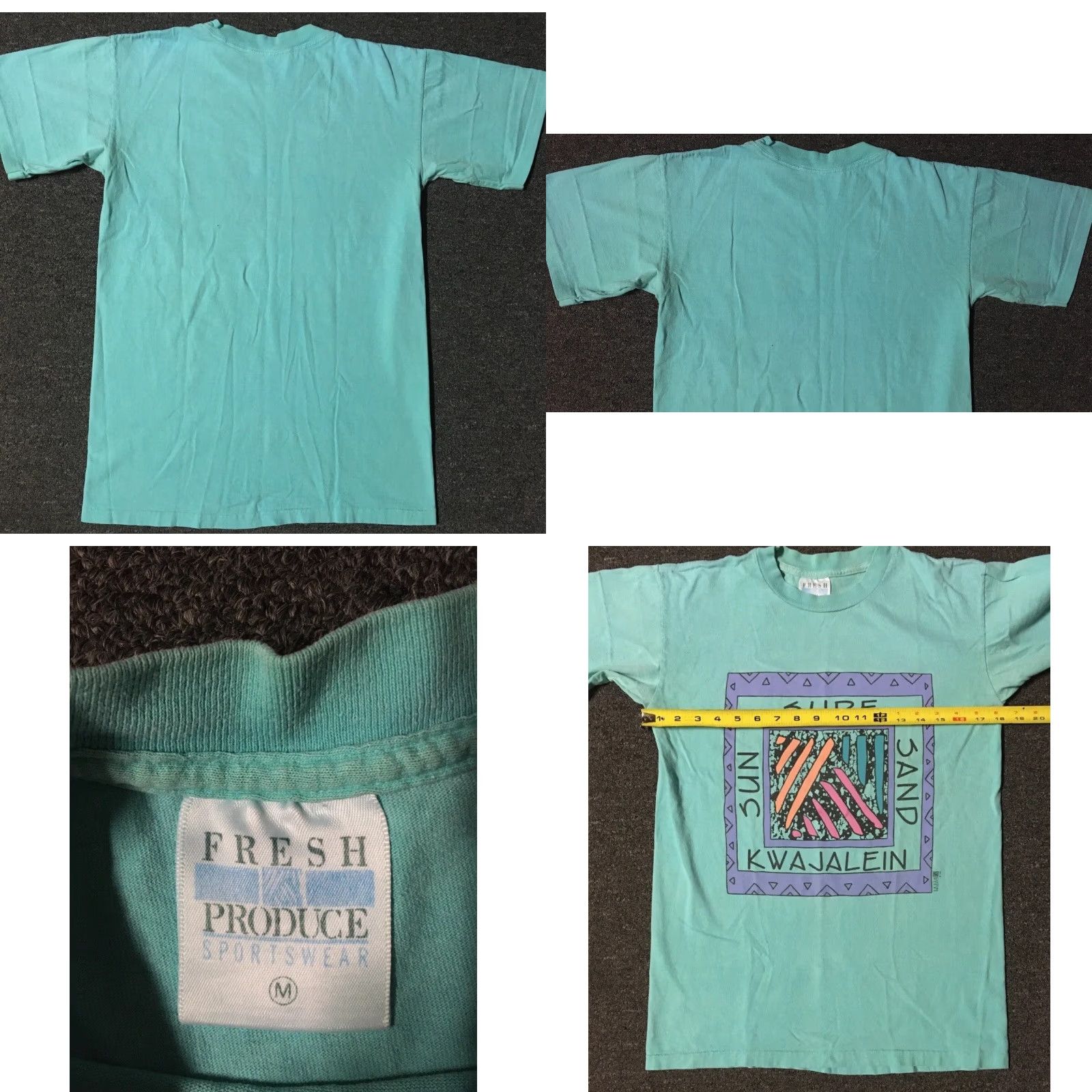Gotcha VINTAGE Surf Shirt M USA Beach Faded 90s Grunge Ocean Pacific Skate Ocean Bonus: Green, Short Sleeve, Graphic Tee Mens Size US M / EU 48-50 / 2 - 8 Thumbnail