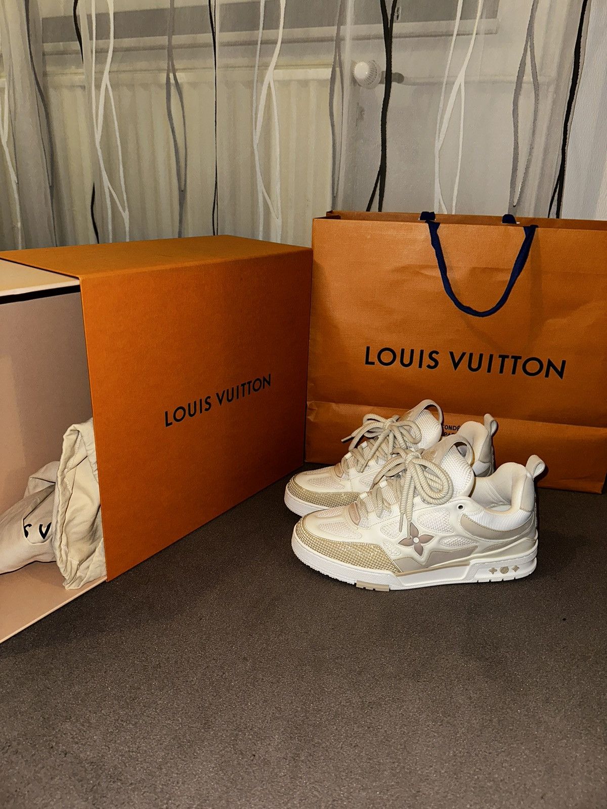 Louis Vuitton Louis Vuitton Skate Sneaker Beige Size US 10.5 / EU 43-44 - 12 Thumbnail