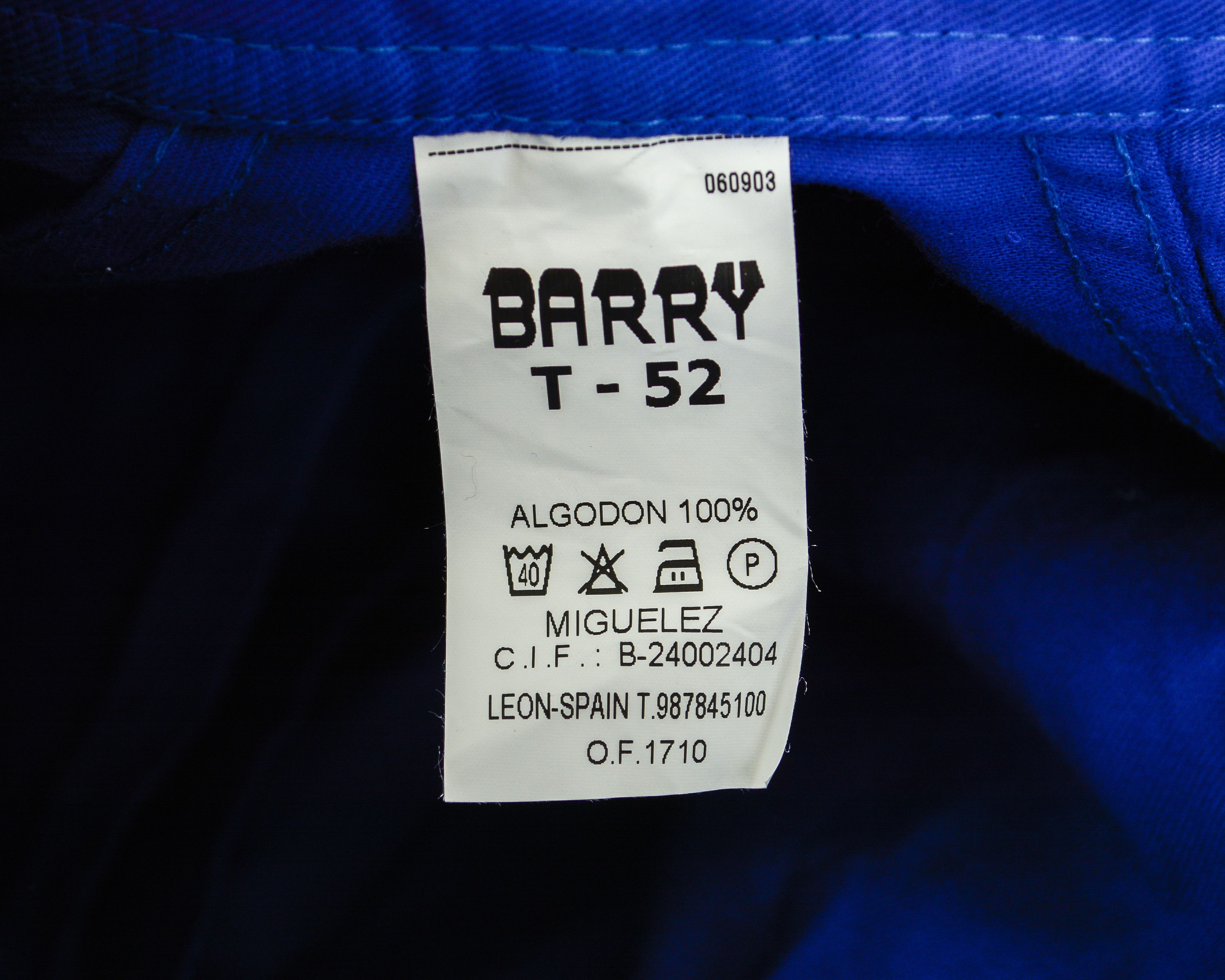 Japanese Brand Men BARRY Boilersuit Spanish Worker Jumpsuit Overall Utility Size US 36 / EU 52 - 5 Thumbnail