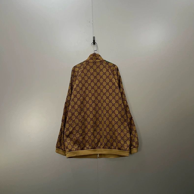 Gucci GucciBrown full-print logo zipper school jacket 2503-Nextar Size US L / EU 52-54 / 3 - 2 Thumbnail