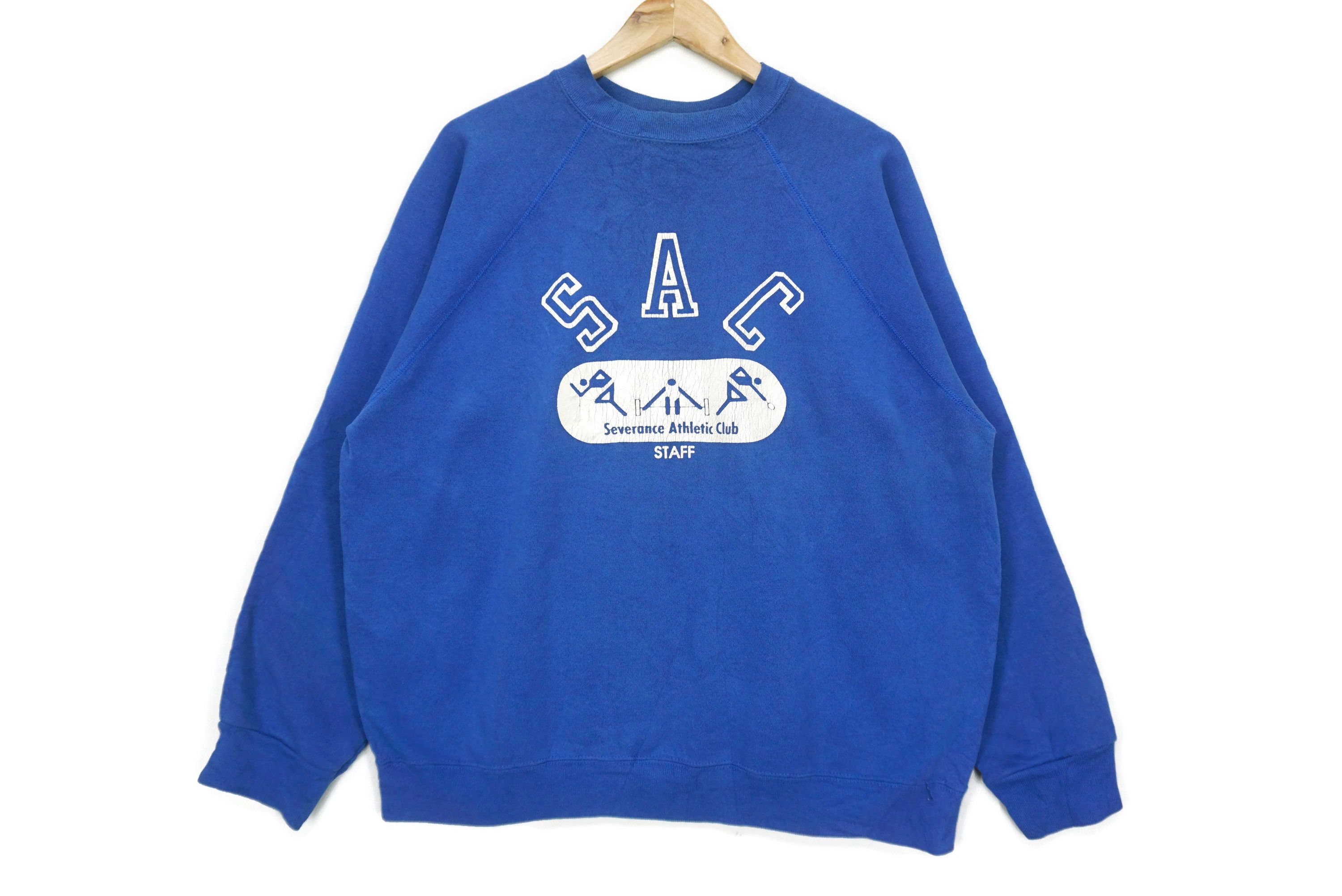 image of Made In USA x Tultex Sac Severance Athletic Club Staff Usa Tultex Maximum Sweats in Blue (Size XL)