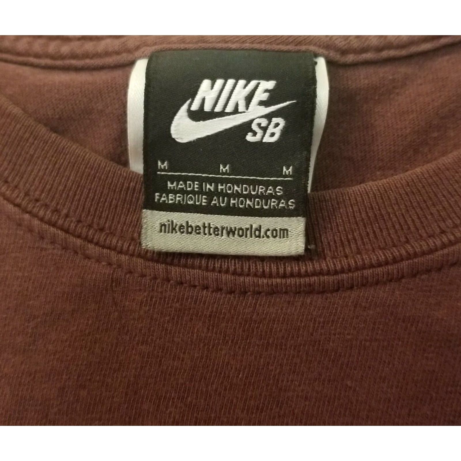 Nike VINTAGE Nike SB T-Shirt Shirt Mens M Red Graphic Letter Tee Distressed 90s Mens Size US M / EU 48-50 / 2 - 3 Thumbnail